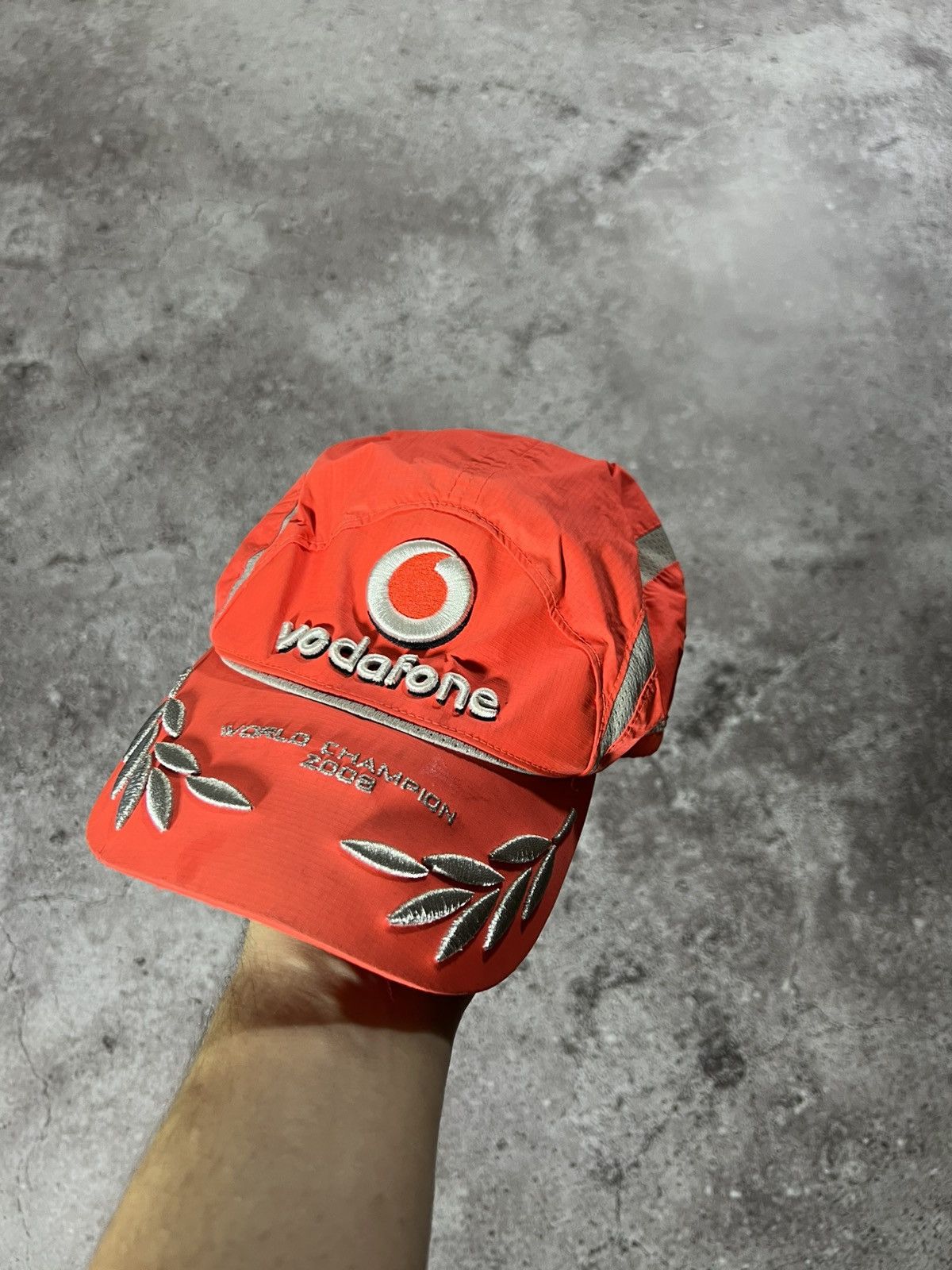 Formula 1 Mercedes McLaren Vodafone Nylon Racing Hat Size ONE SIZE - 2 Thumbnail