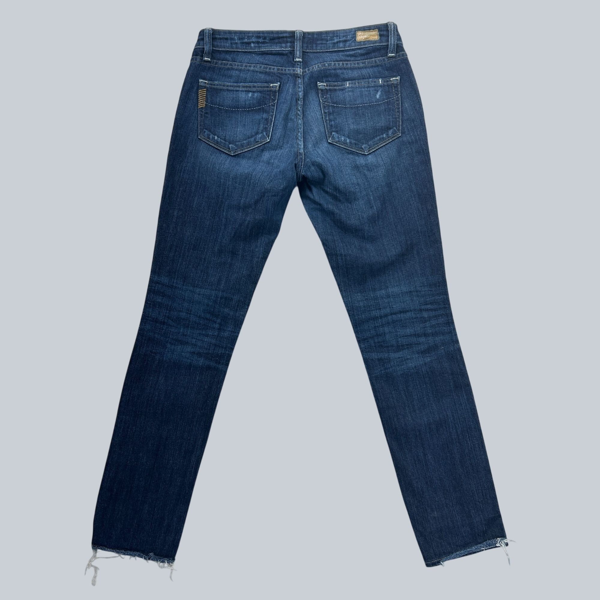Paige Paige Skyline Ankle Peg Distressed Premium Denim Jeans Size Size 27" / US 4 / IT 40 - 2 Thumbnail