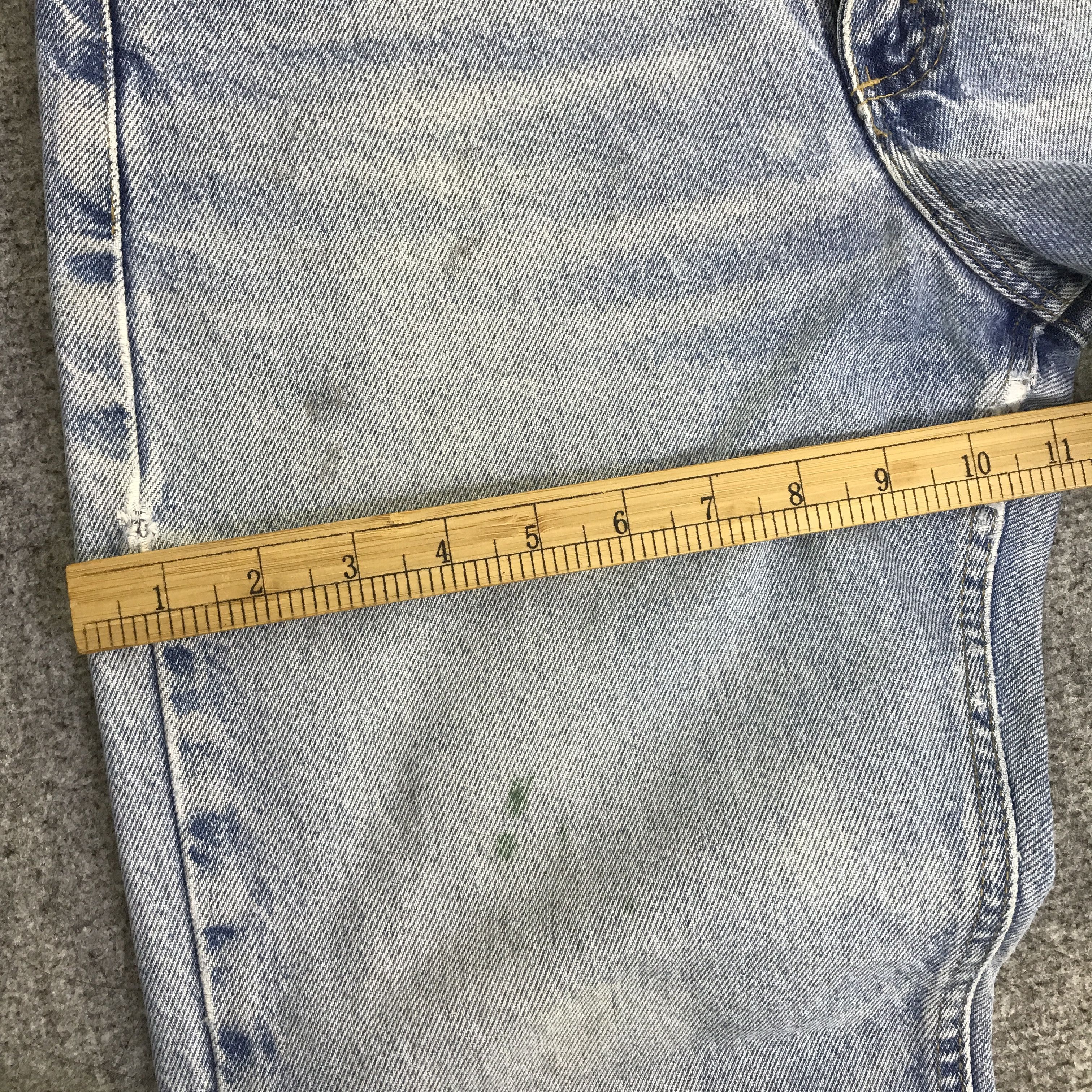 Carhartt CARHARTT DISTRESSED FADED DENIM PANTS K118B7 Size US 29 - 9 Thumbnail