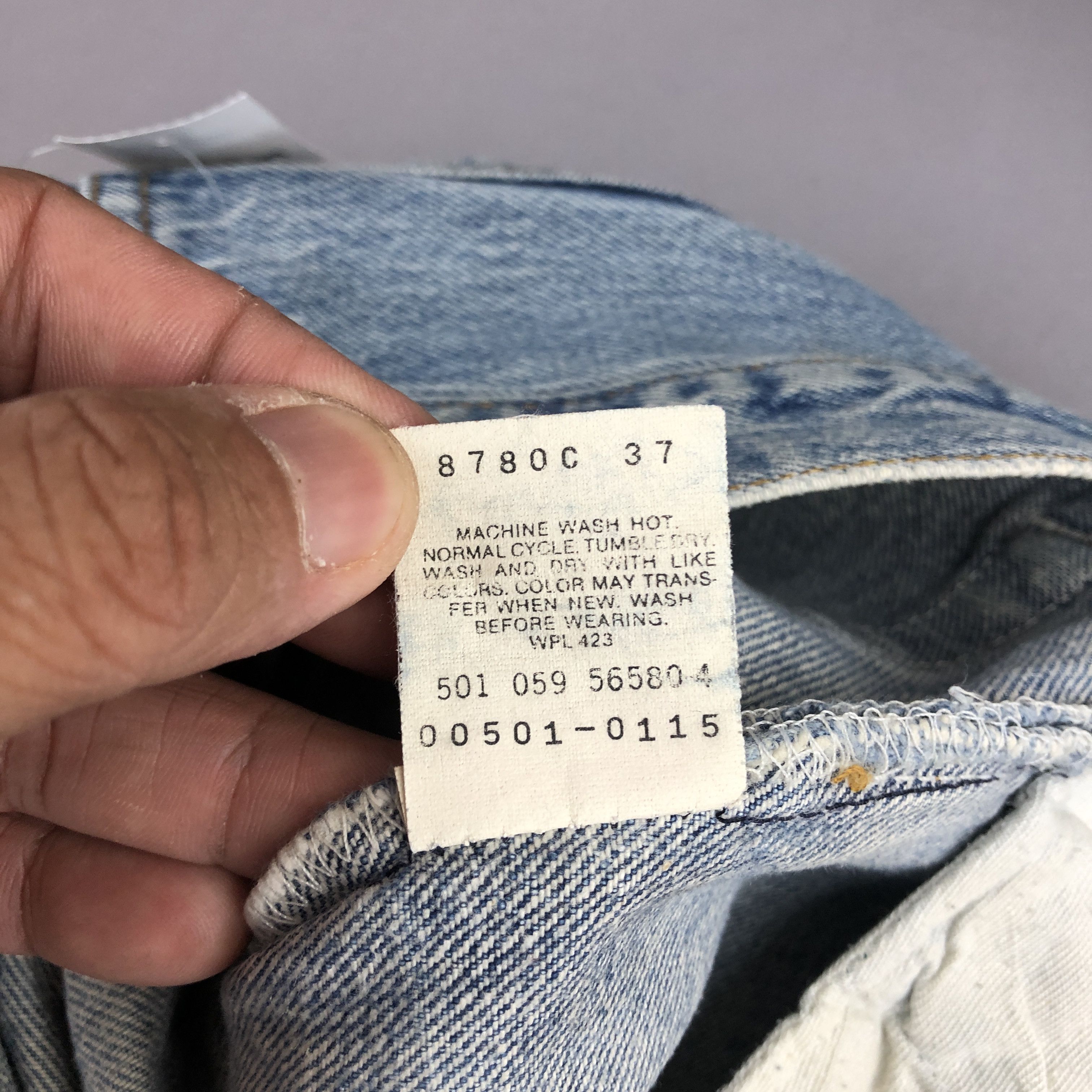 Levi's Vintage 90s Levis 501 Faded Jeans Levi's Stonewash Denim Size 28" / US 6 / IT 42 - 10 Thumbnail