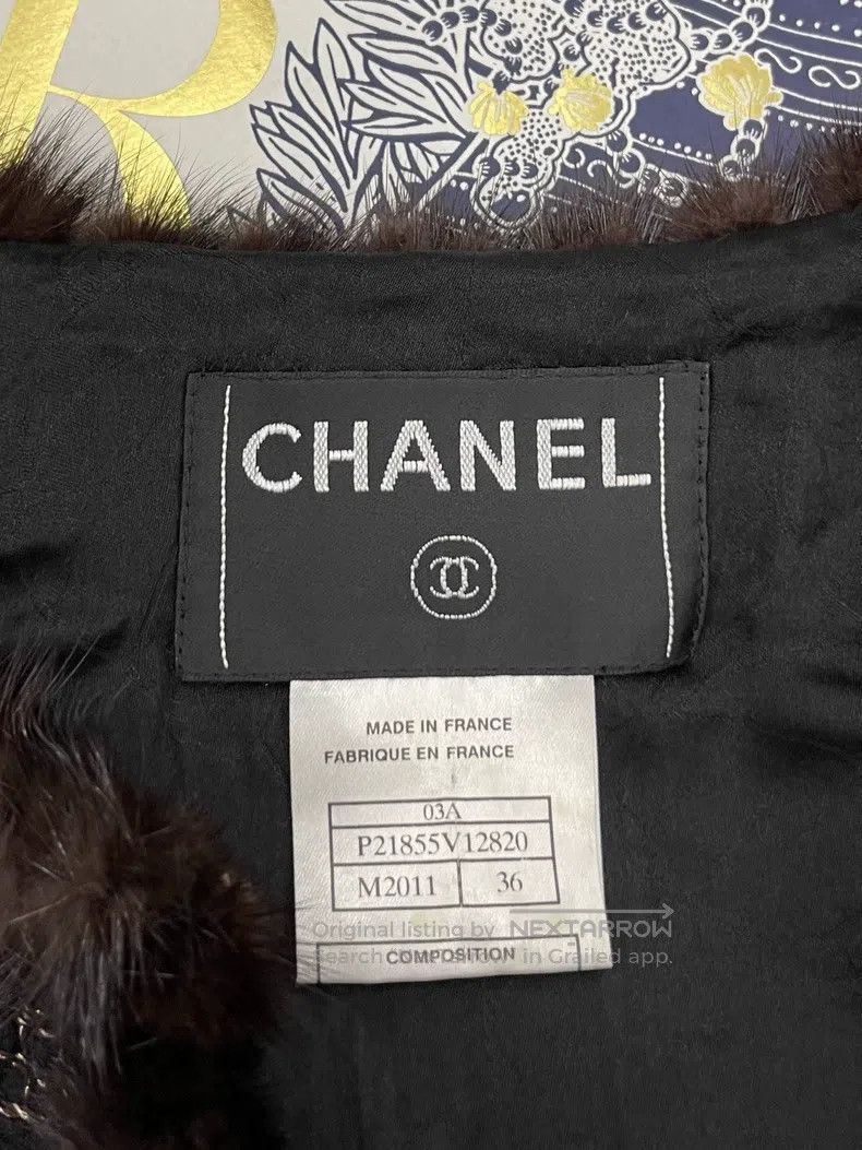 Chanel Chanel Classic leather-matched jacket Size XS / US 0-2 / IT 36-38 - 4 Thumbnail