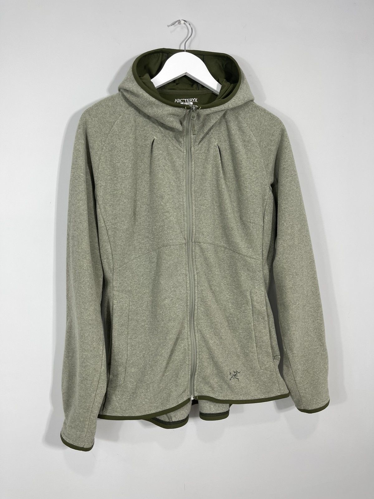 Arc'teryx Arcteryx Polartec Women's Gray Fleece Zip Hoodie Jacket Size XL / US 12-14 / IT 48-50 - 9 Thumbnail
