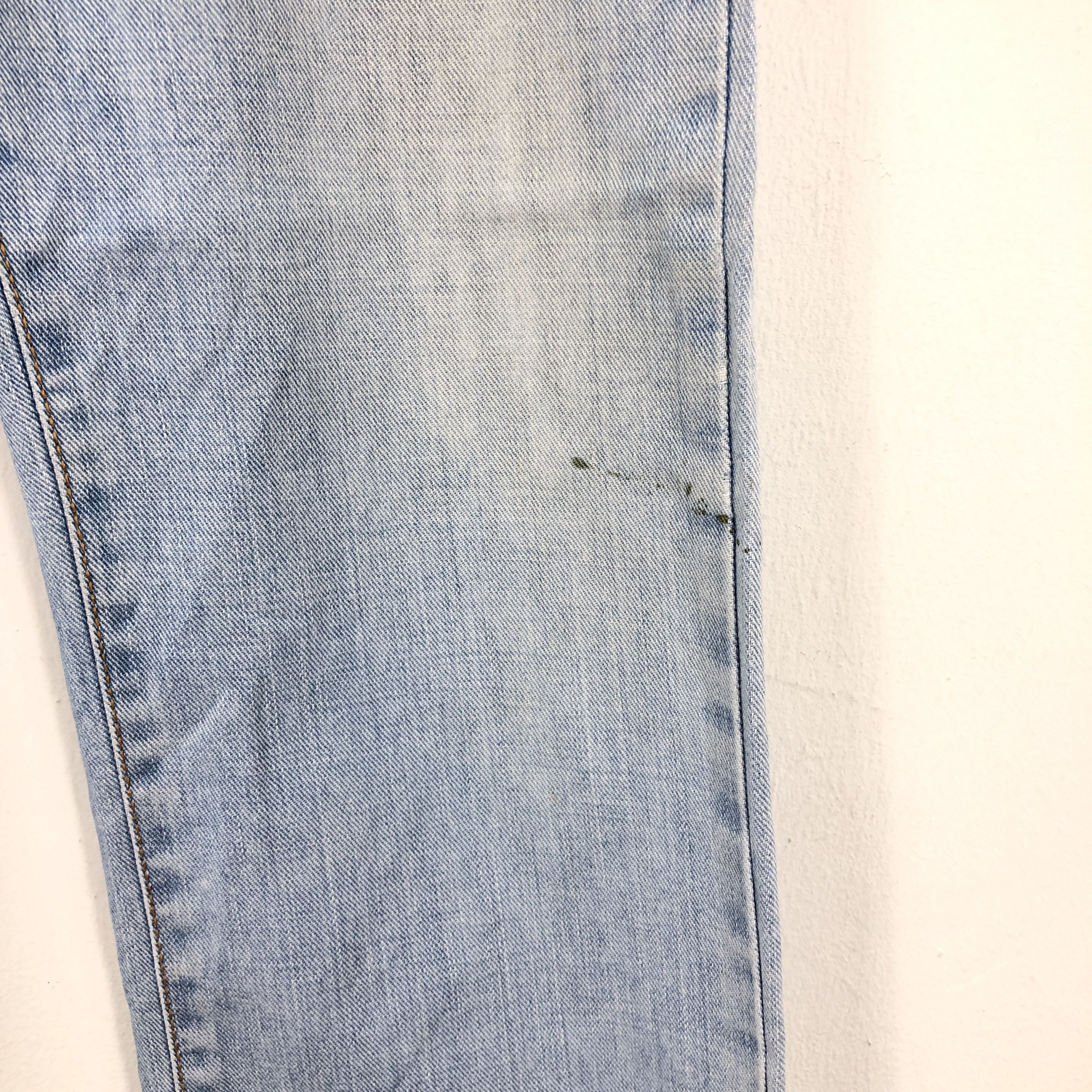 Edwin × Vintage 32 x 28 Vintage Edwin Light Wash Jeans L1349 Size US 32 / EU 48 - 3 Thumbnail