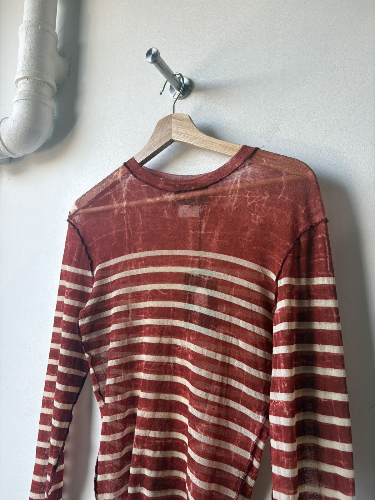 Jean Paul Gaultier Jean-Paul Gaultier 2000s red mesh top Size US S / EU 44-46 / 1 - 3 Thumbnail