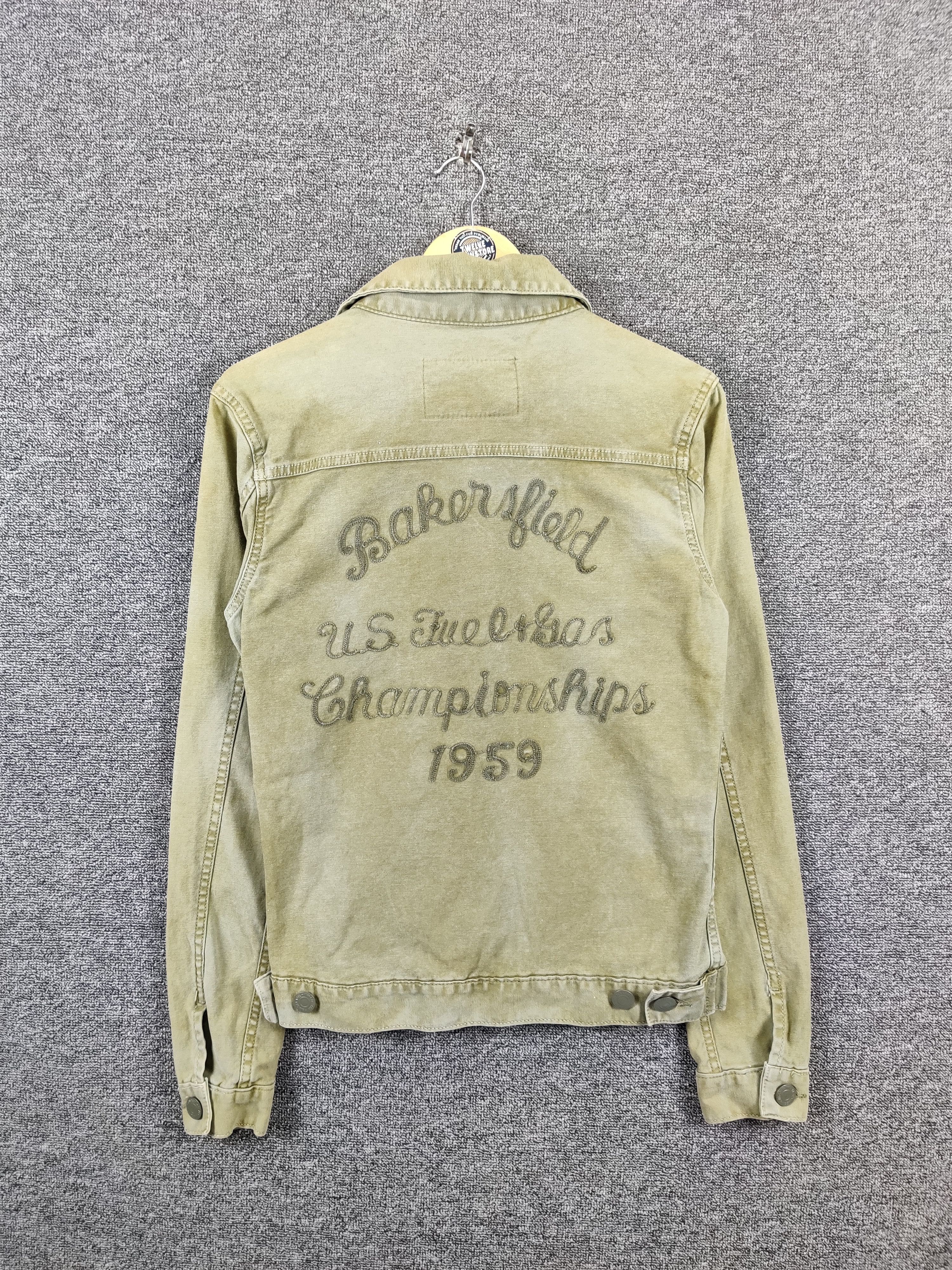 Black Label Vintage Black Label Trucker Olive Green Jacket Size US S / EU 44-46 / 1 - 1 Thumbnail