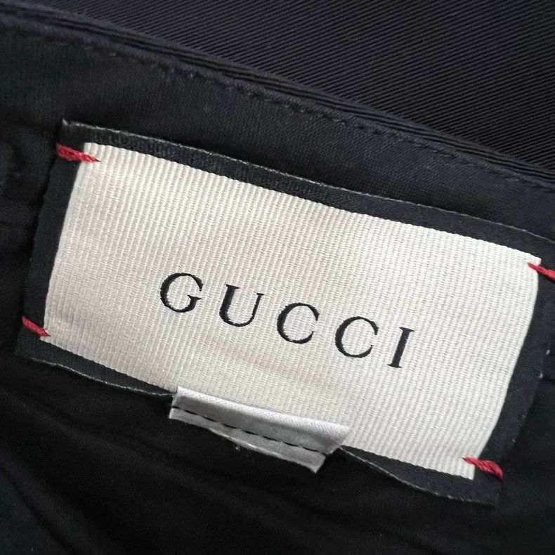 Gucci Gucci Black straight trousers 2504-Nextarrow Size US 26 / EU 42 - 3 Thumbnail