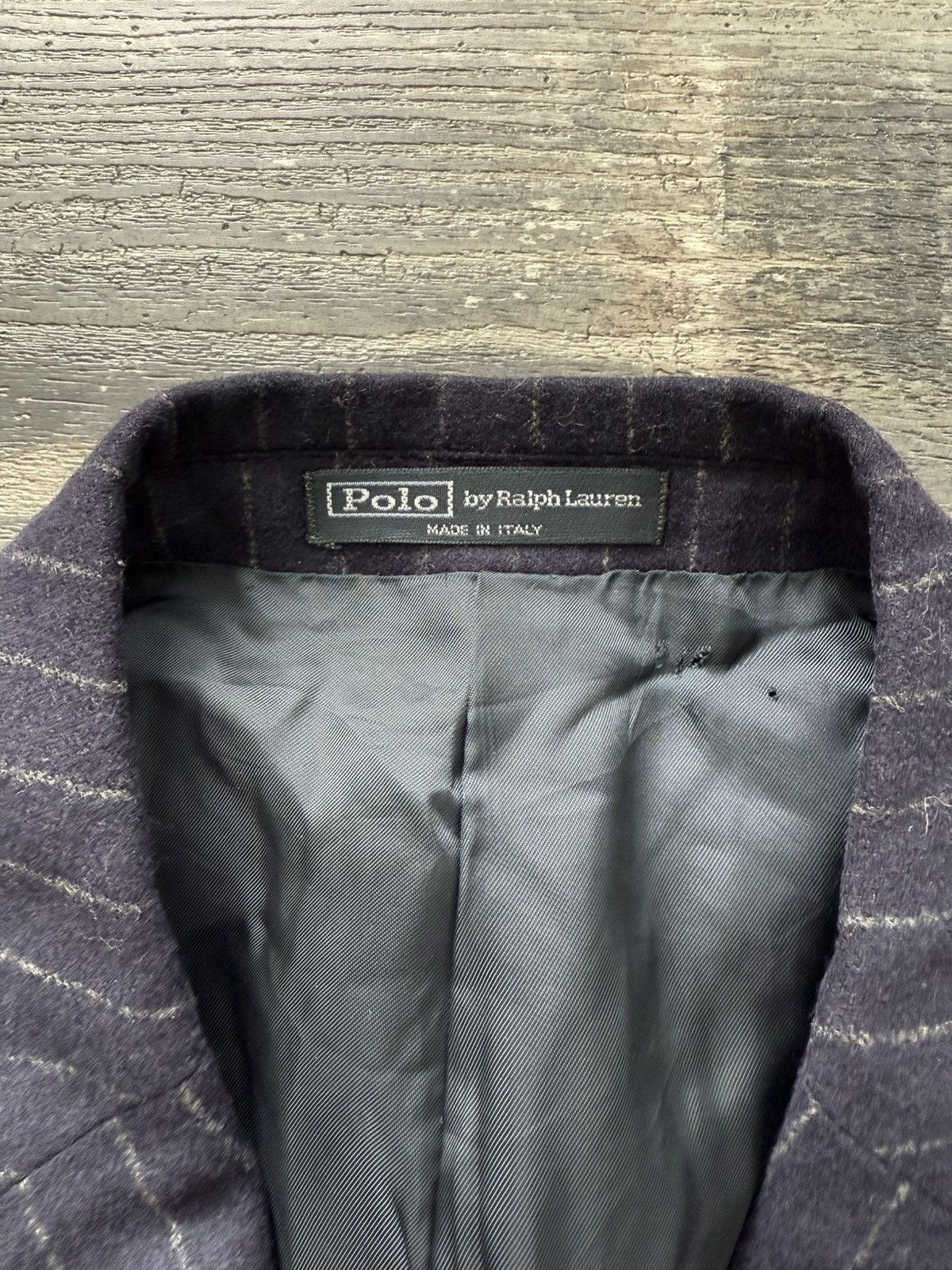 Polo Ralph Lauren Vintage Polo Ralph Lauren Pinstripe Blazer Size 40R - 3 Thumbnail
