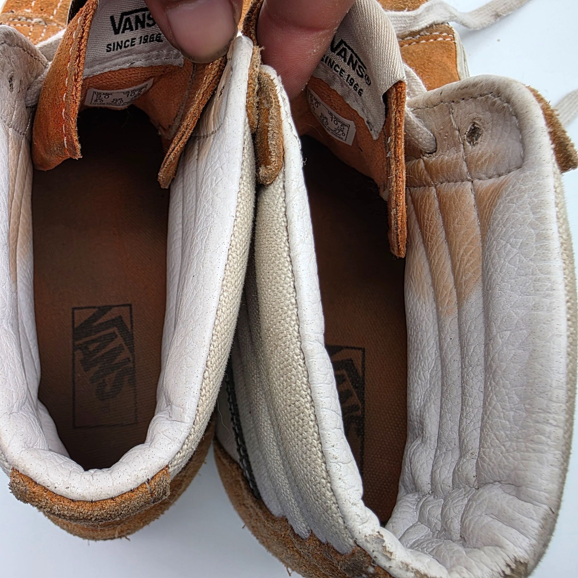 Vans Vans Sk8 Hi Retro Sport Mens Size 9 Apricot Orange True Whit Size US 9 / EU 42 - 5 Thumbnail