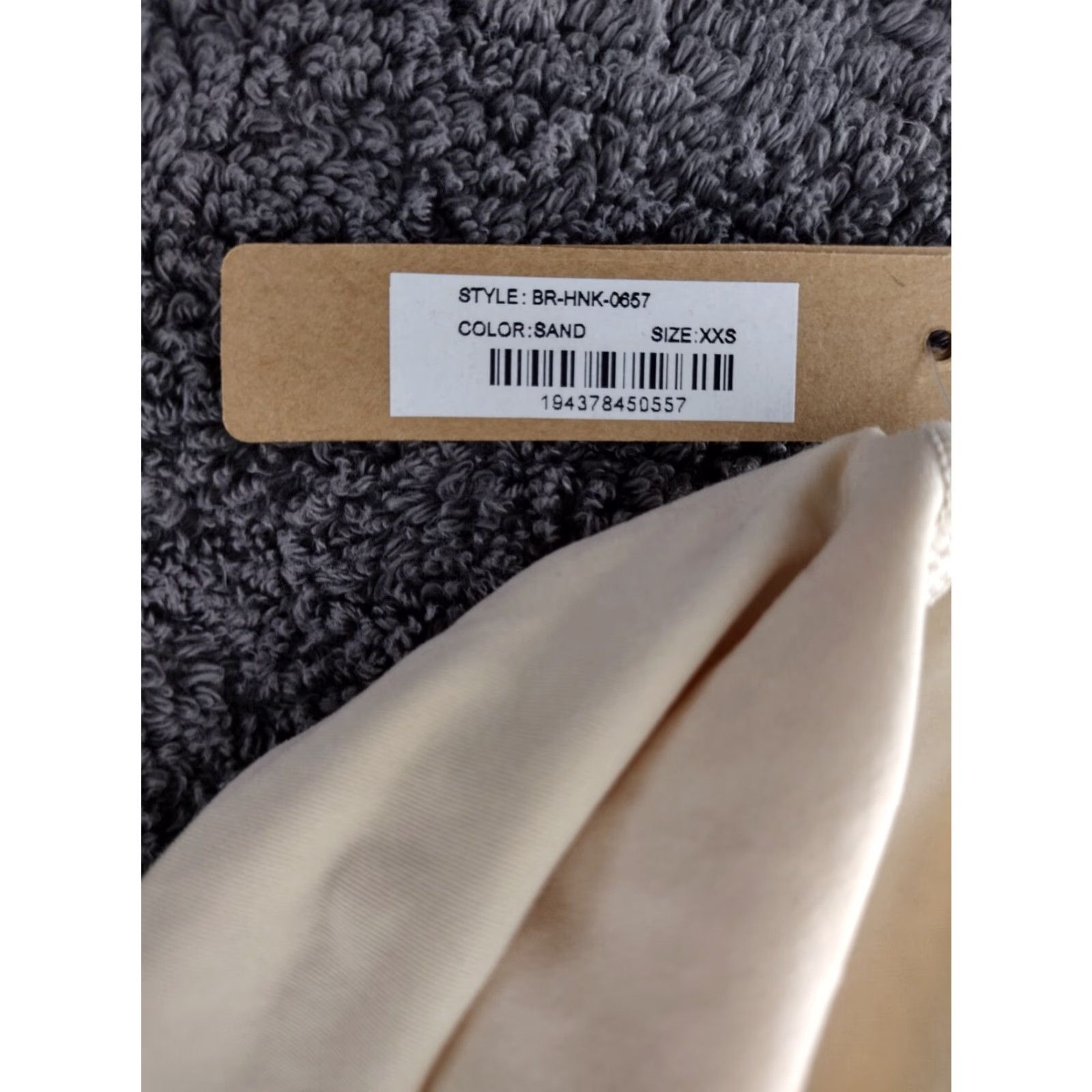 SKIMS SKIMS Oxide Fits Everybody Halter Back Bra Seamless Sand XXS BR-HNK-0657 Size ONE SIZE - 5 Thumbnail