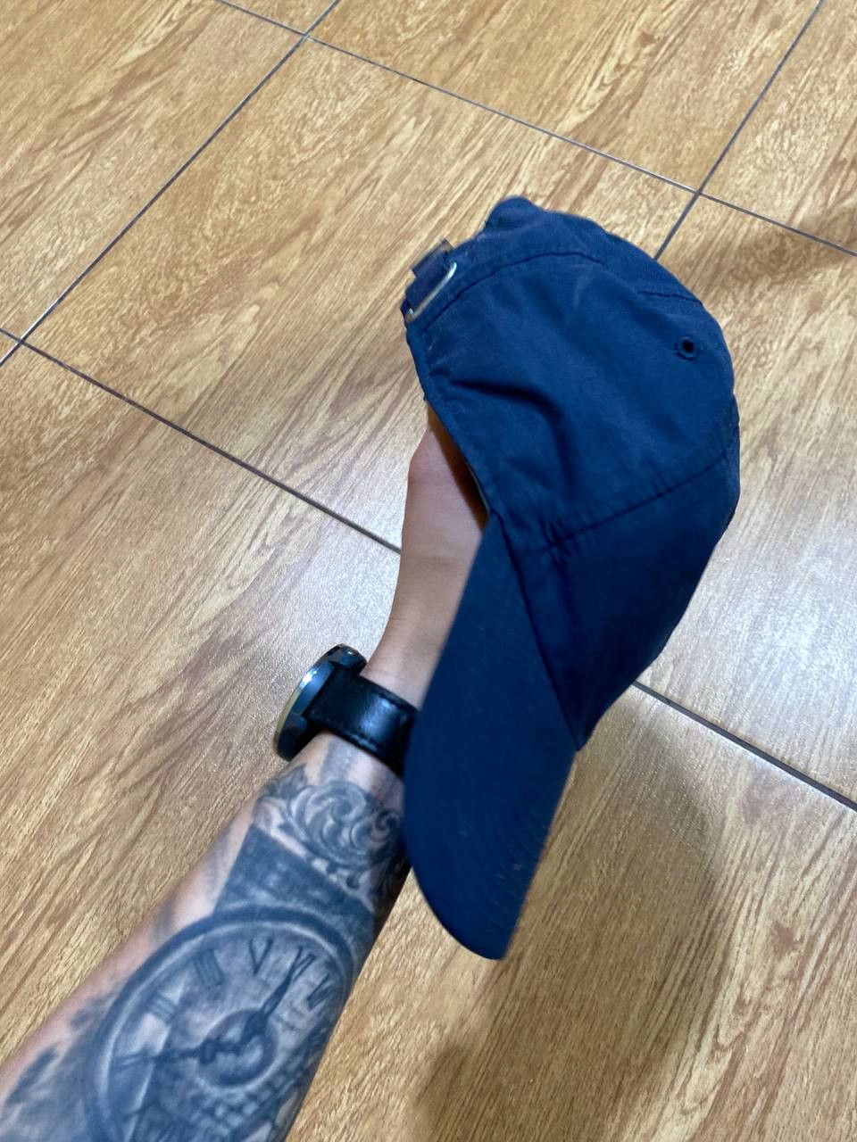 Nike Blue Hats Vintage Nike Cap Y2K metal logo streetwear Size ONE SIZE - 7 Thumbnail