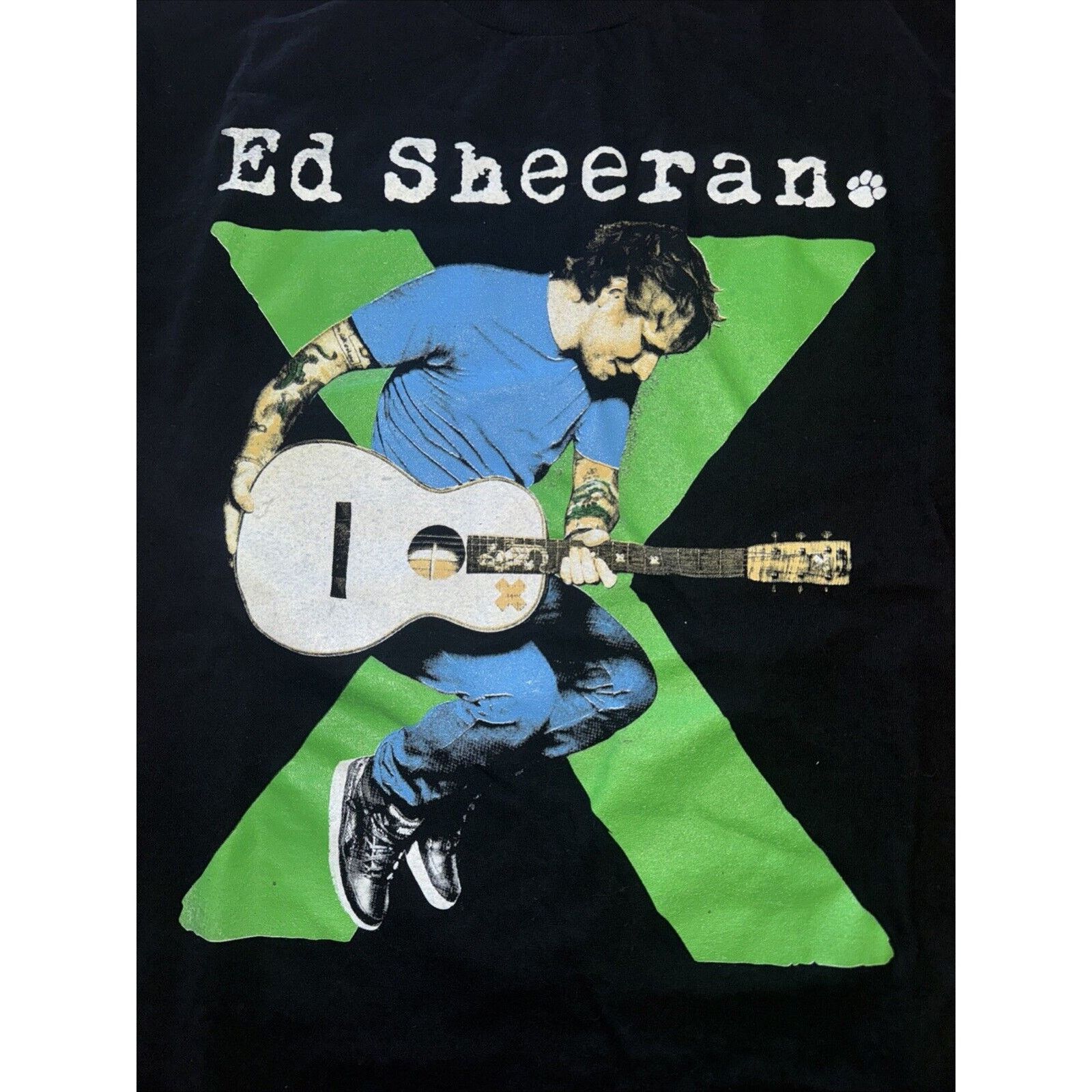 Band Tees × Vintage Ed Sheeran 2015 Tour T-Shirt Black M 18x27.5 Size US M / EU 48-50 / 2 - 2 Thumbnail