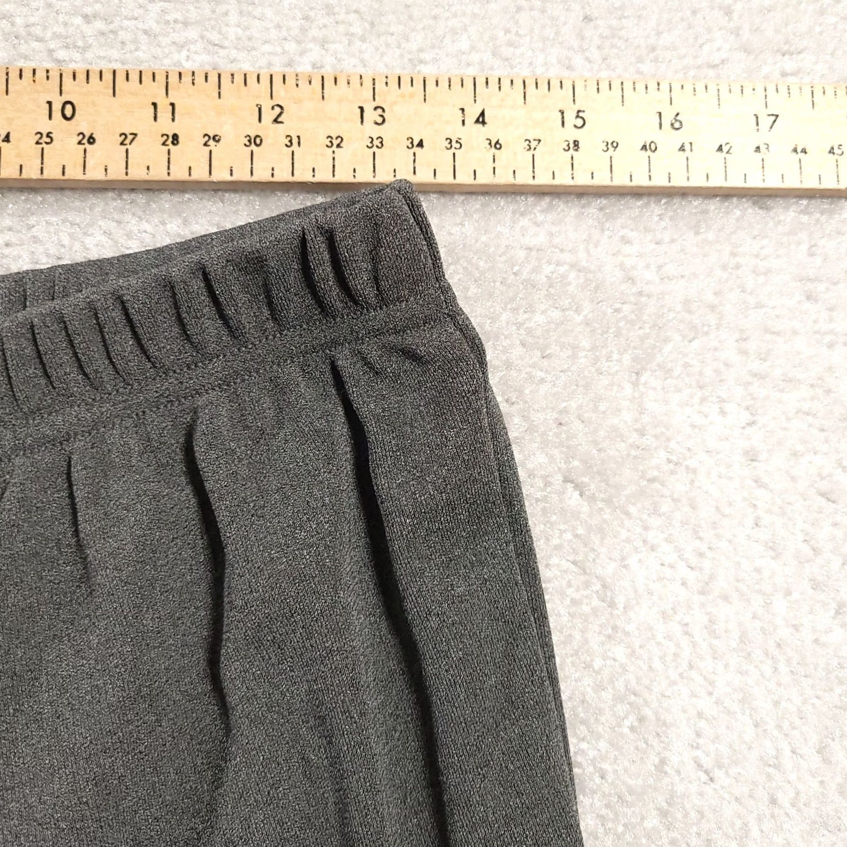 Lee Vintage Kathie Lee Collection Womens Sz L Pull-On Casual Dress Pants Gray Size 36" / US 14 / IT 50 - 4 Thumbnail