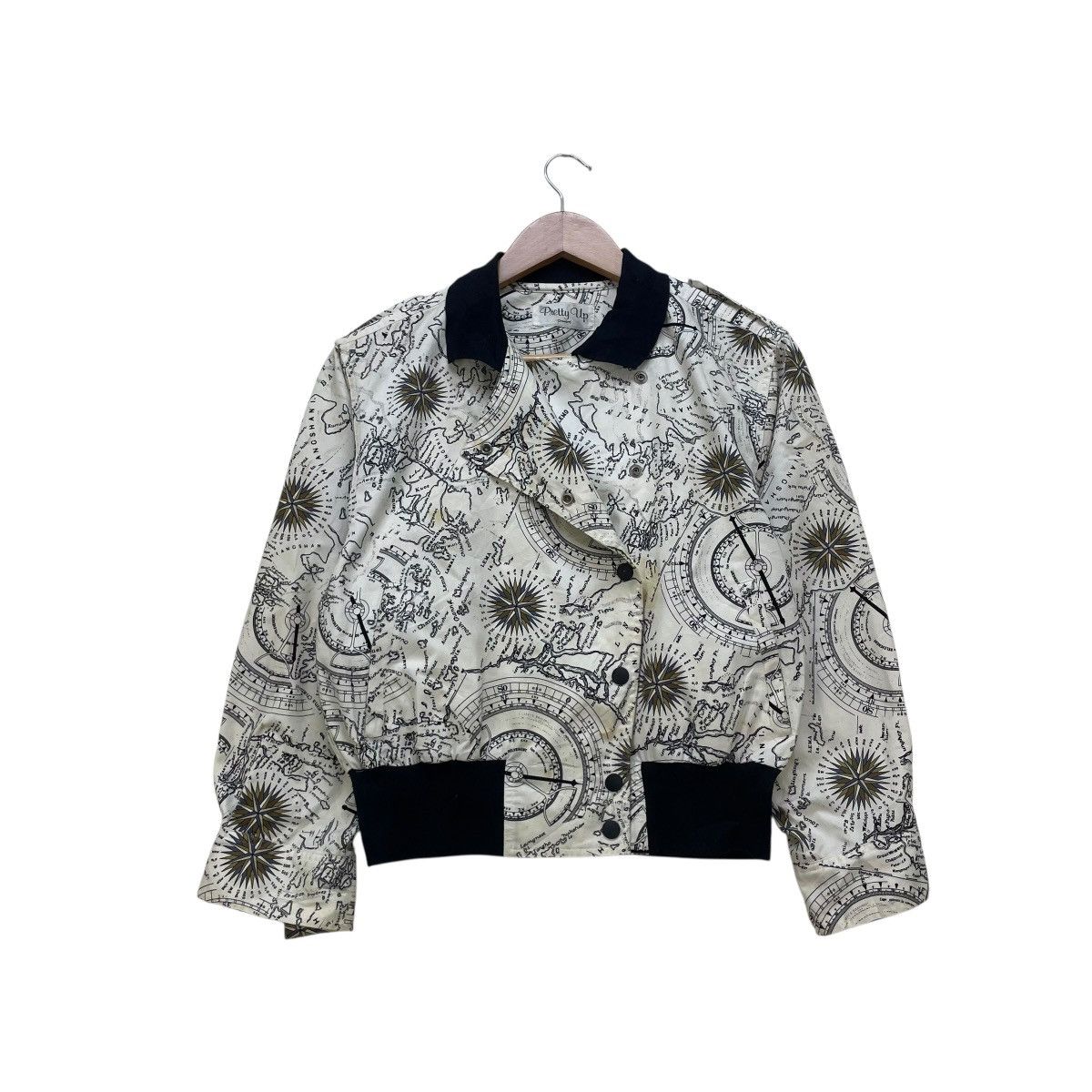 💥Vintage Pretty Up Renown Full Print Jacket