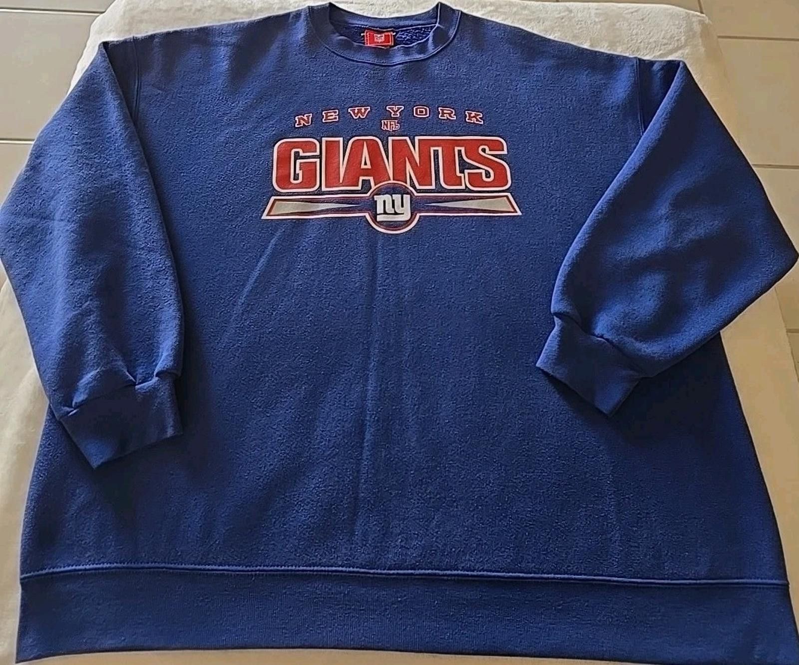 NFL Vintage NFL New York Giants Size 2XL Football Sweatshirt Size ONE SIZE - 3 Thumbnail