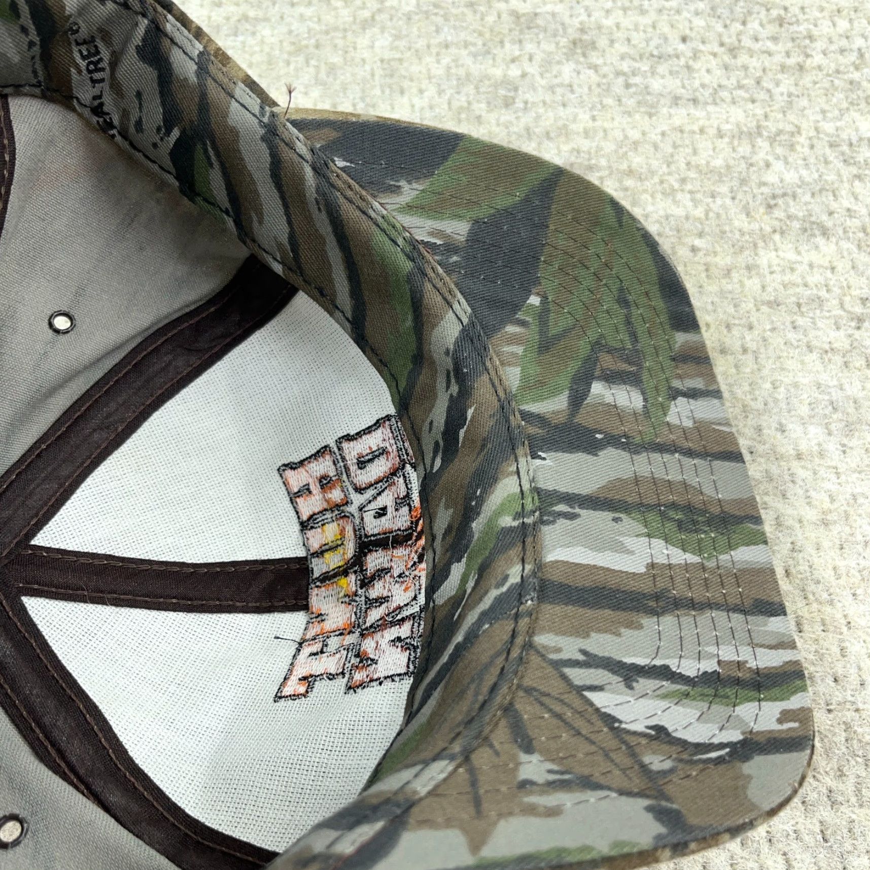 Dusk VINTAGE Realtree Camo Hat Cap SnapBack Made In USA Hunter 90s Y2K Dawn Til Dusk Size ONE SIZE - 6 Thumbnail