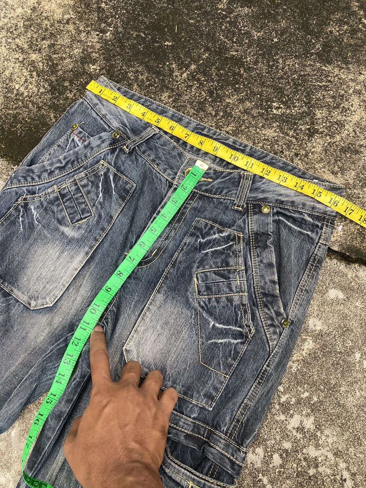 If Six Was Nine ❗️❗️SUPER SICK ELIMON JEANS DENIM PANTS Size US 32 / EU 48 - 14 Thumbnail