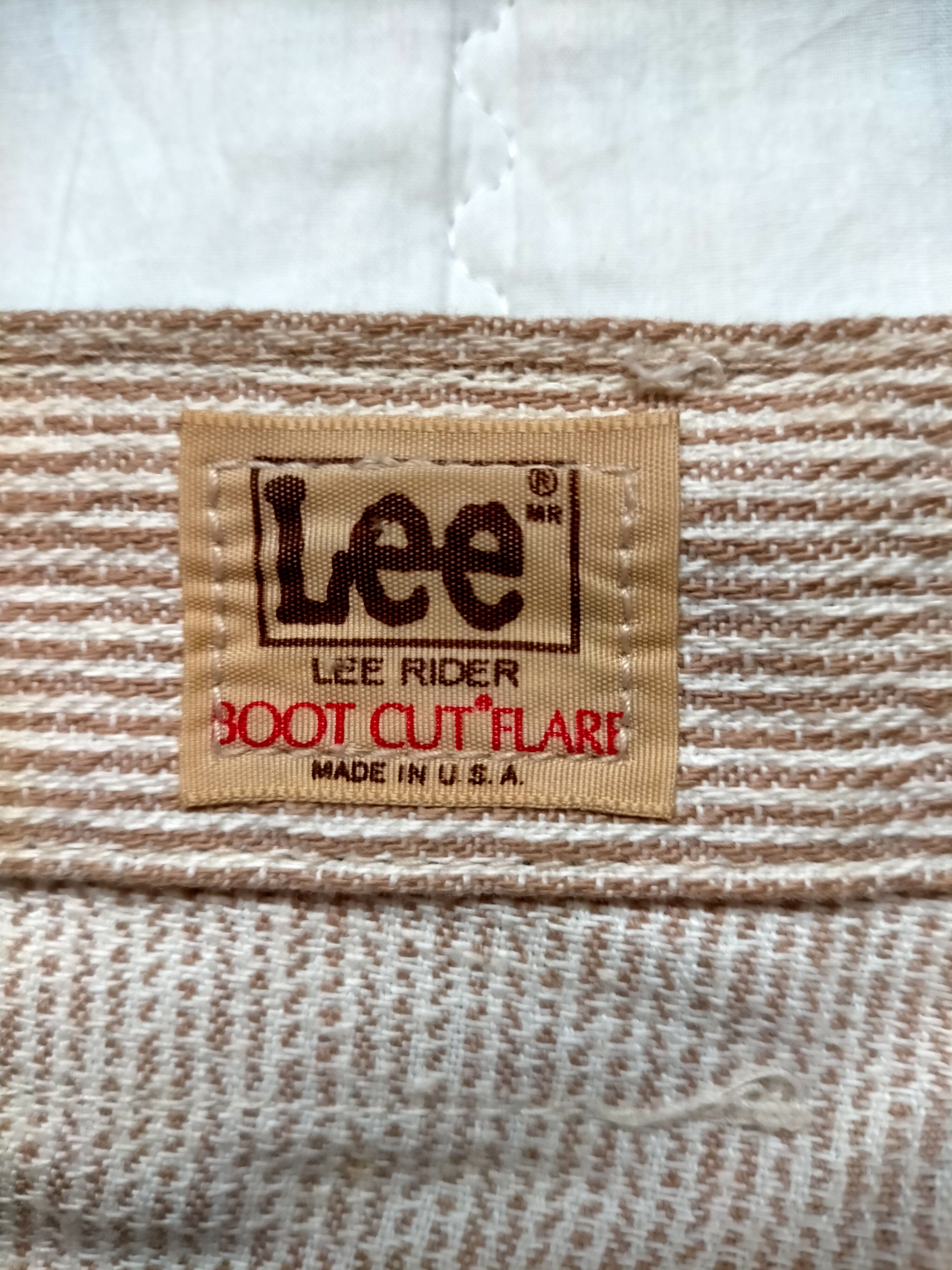 Vintage Vintage 70s Lee Riders Flare Stripe Boot cut Size US 28 / EU 44 - 21 Thumbnail