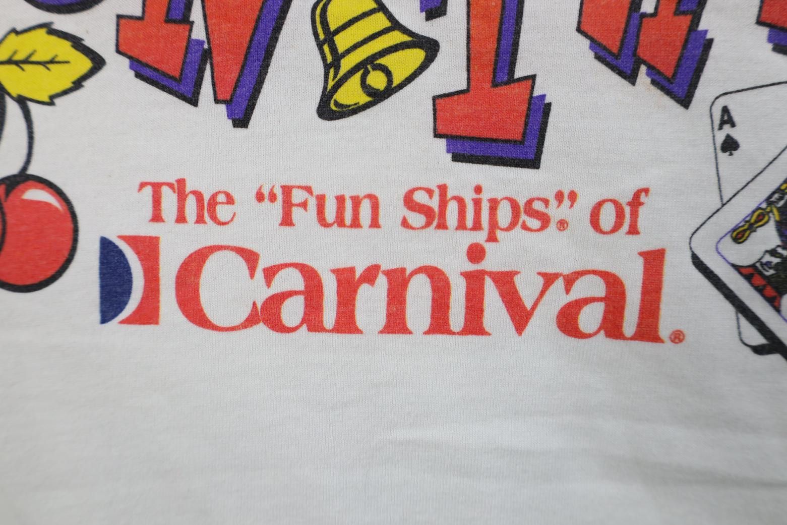 Vintage Vintage 90s Streetwear Cruise Ship Gambling Cards T-Shirt Size US L / EU 52-54 / 3 - 5 Thumbnail