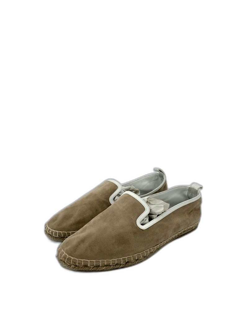 Hermes Hermes Size 43 Brown Suede Woven Fisherman Shoes Size US 9.5 / EU 42-43 - 1 Thumbnail