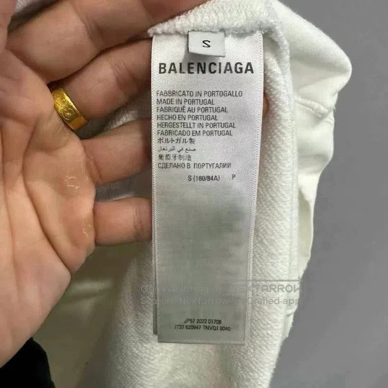 Balenciaga Balenciaga 23 Hand Drawn Logo Hoodie. Size US XS / EU 42 / 0 - 4 Thumbnail