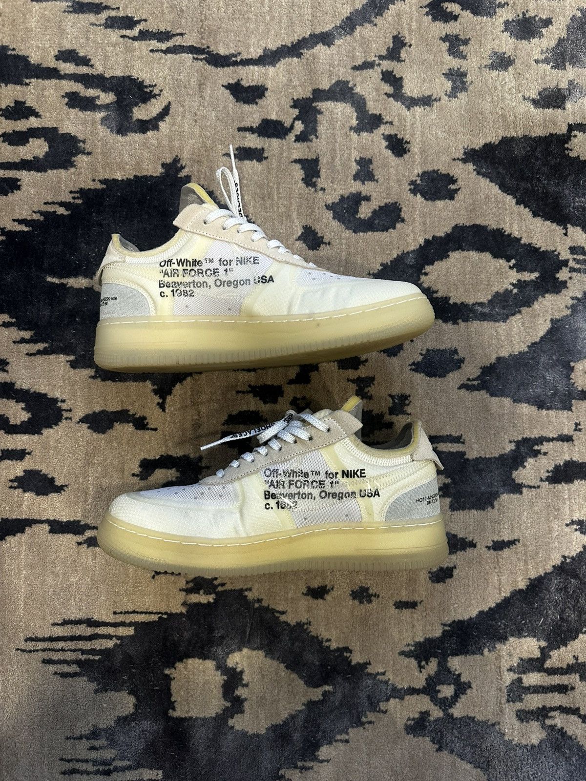Off-White Nike Off White Air Force 1 Low Size US 10 / EU 43 - 2 Thumbnail