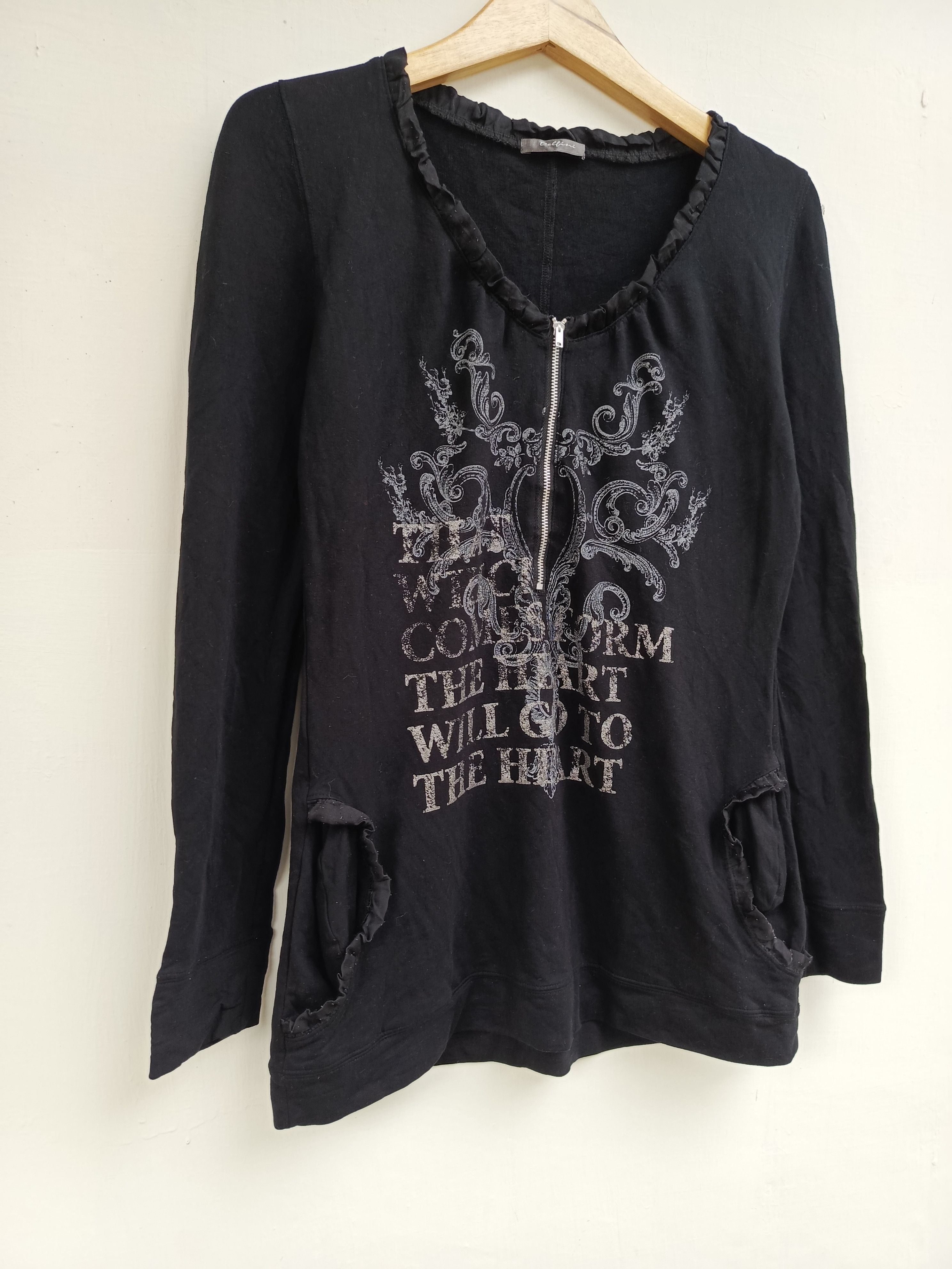 Japanese Brand Dellini long sleeve tshirt japanese brand Size L / US 10 / IT 46 - 3 Thumbnail