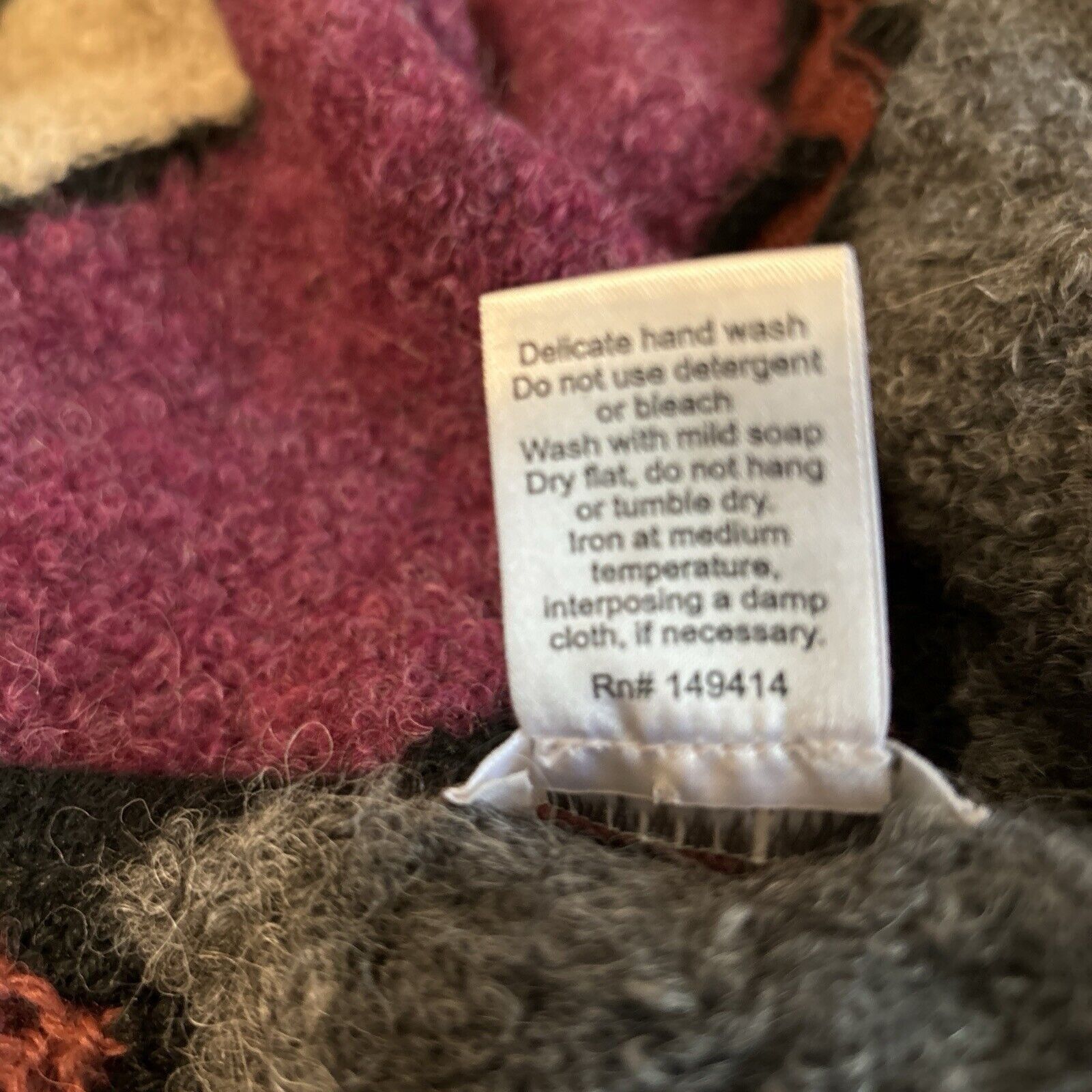 Johnny Was NWOT Womens Johnny Was RILRY Alpaca Cape Poncho Shawl Size O Size ONE SIZE - 6 Thumbnail