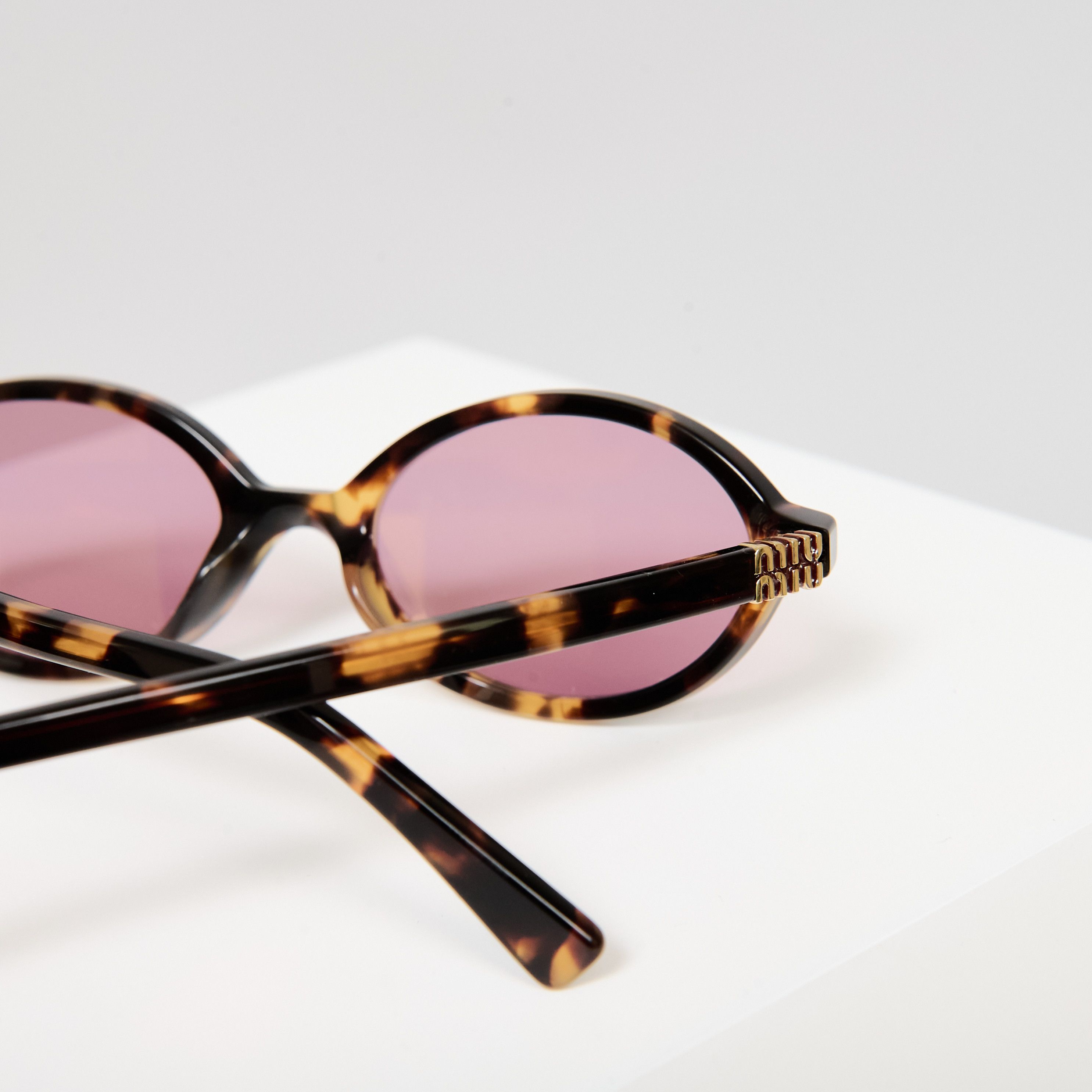 Miu Miu MIU MIU MU 04ZS VAU50D Eyewear HONEY Size ONE SIZE - 10 Thumbnail