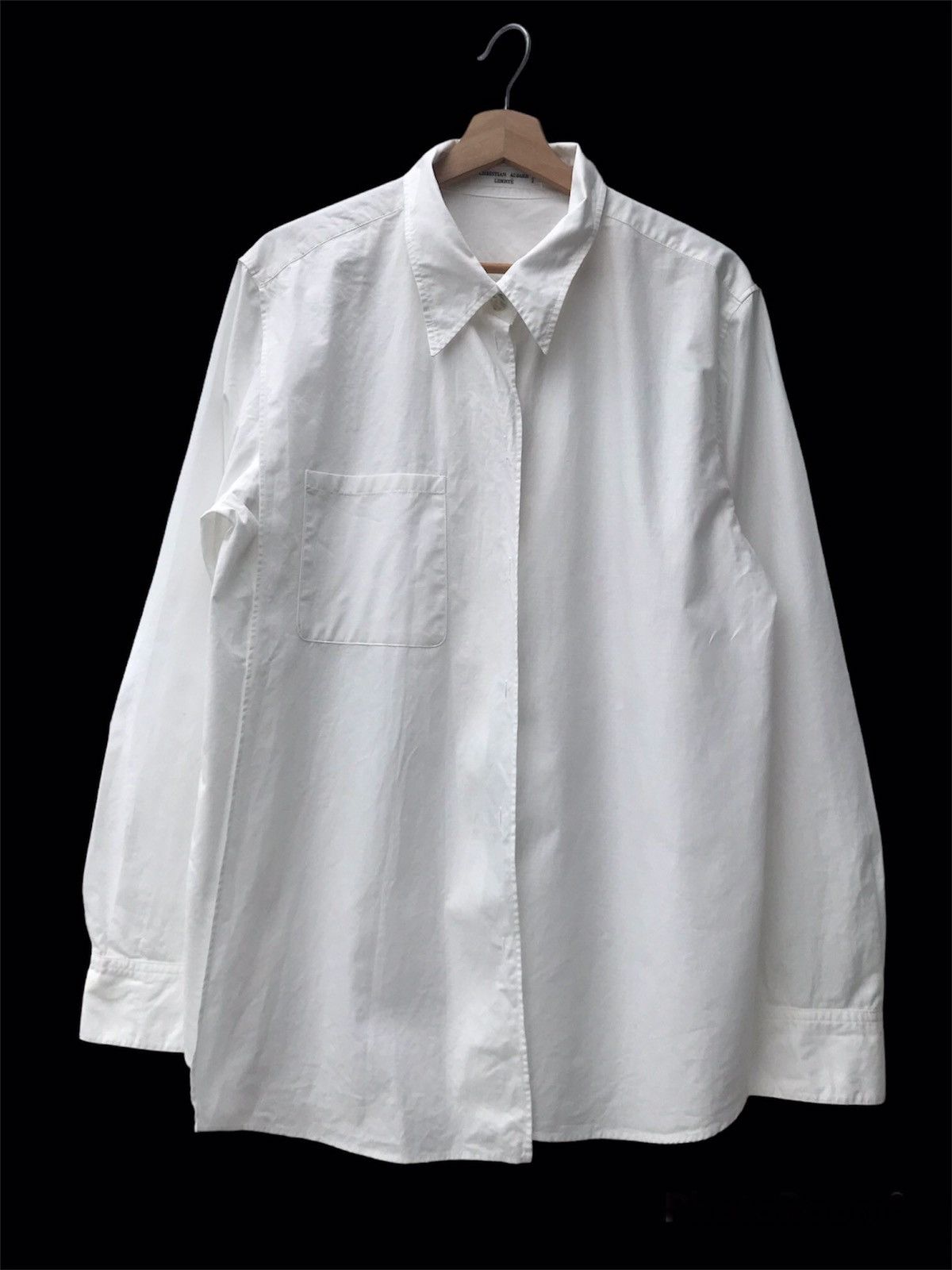 Vintage Unisex Christian Aujard 2 Layer Right Side Shirt Size US M / EU 48-50 / 2 - 2 Thumbnail