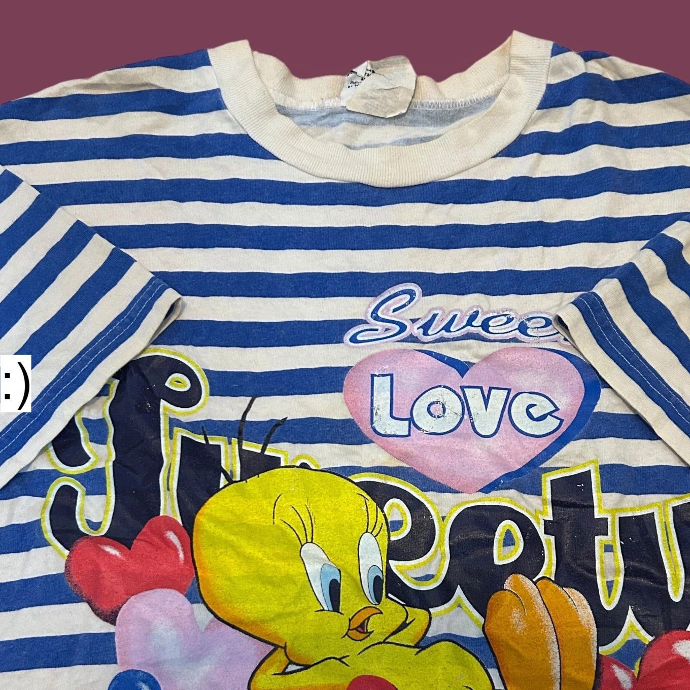Cartoon Network Vintage 90s Looney Tunes Tweetie Pie T Shirt Size US M / EU 48-50 / 2 - 1 Thumbnail