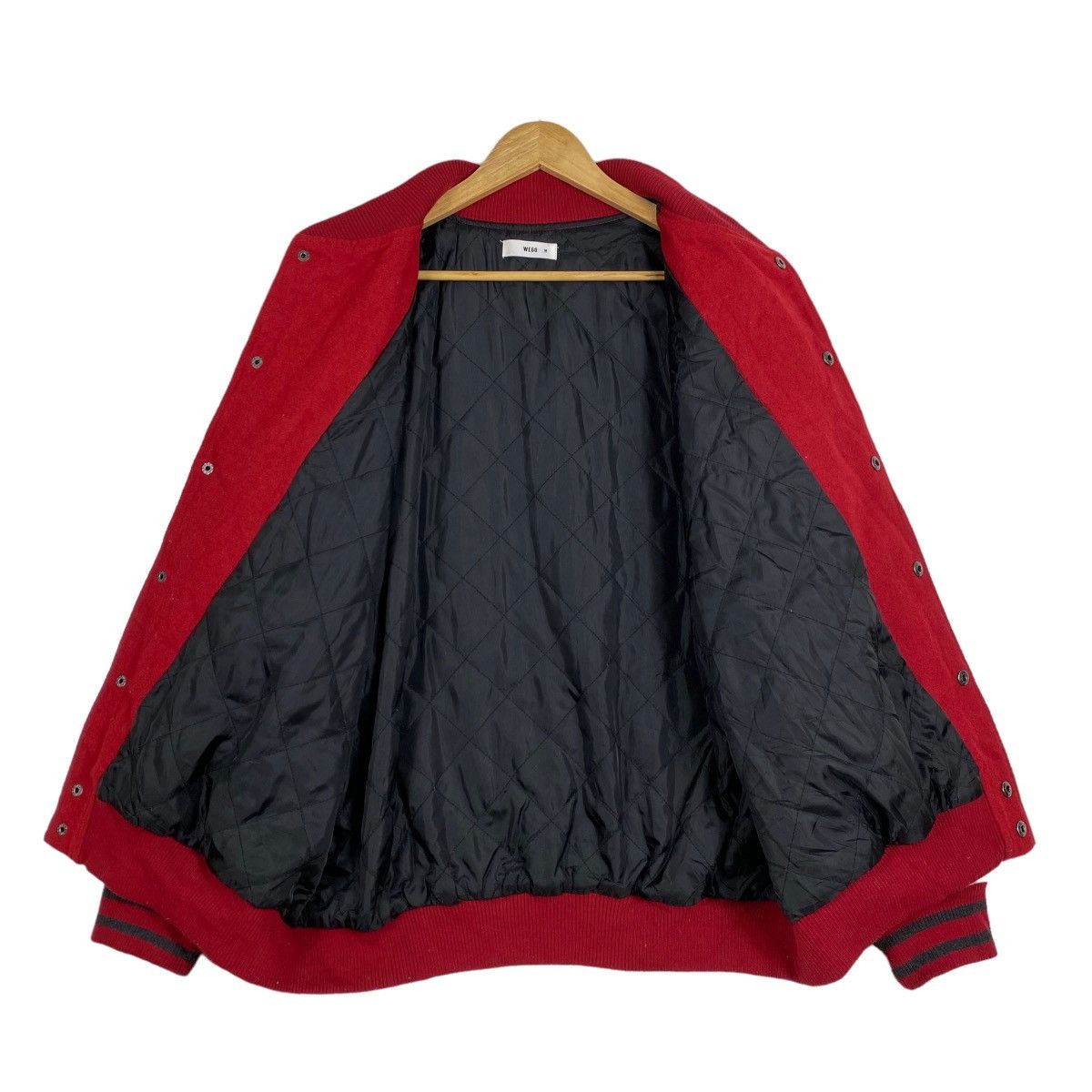 Japanese Brand Wego T-Court varsity wool jacket Size US M / EU 48-50 / 2 - 8 Thumbnail