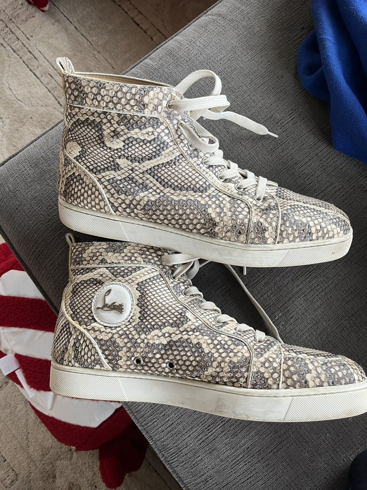 Christian Louboutin Snakeskin Louboutin Size US 13 / EU 46 - 1 Thumbnail