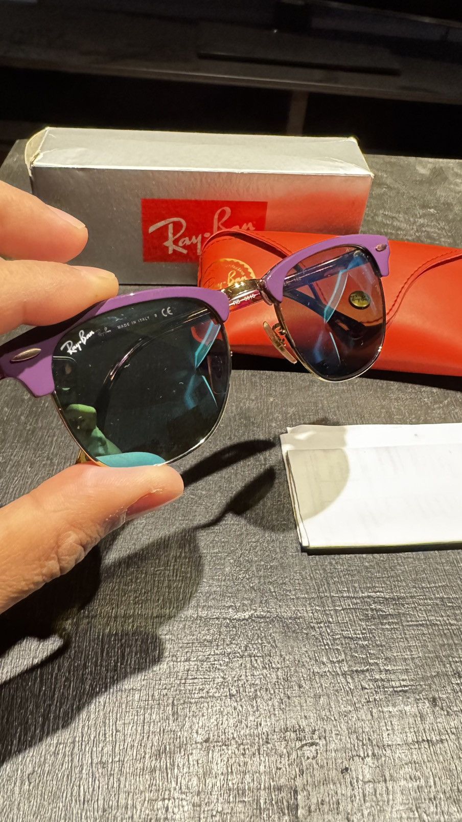 RayBan Rayban Clubmaster Sunglasses Custom 1 of 1 Size ONE SIZE - 2 Thumbnail