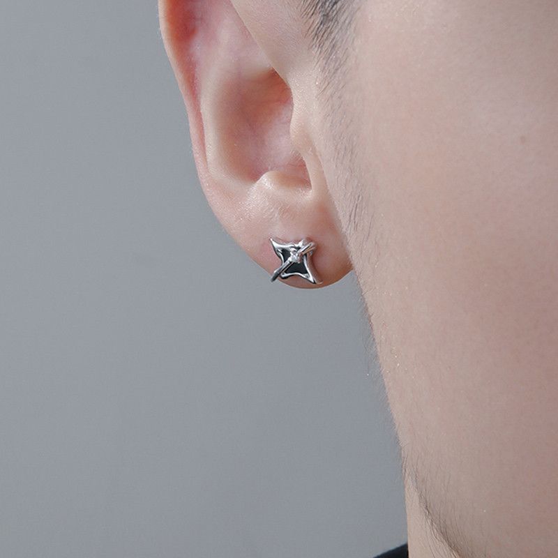 Jewelry Matchless Earrings One Pairs Chrome Jewelry Size ONE SIZE - 1 Thumbnail