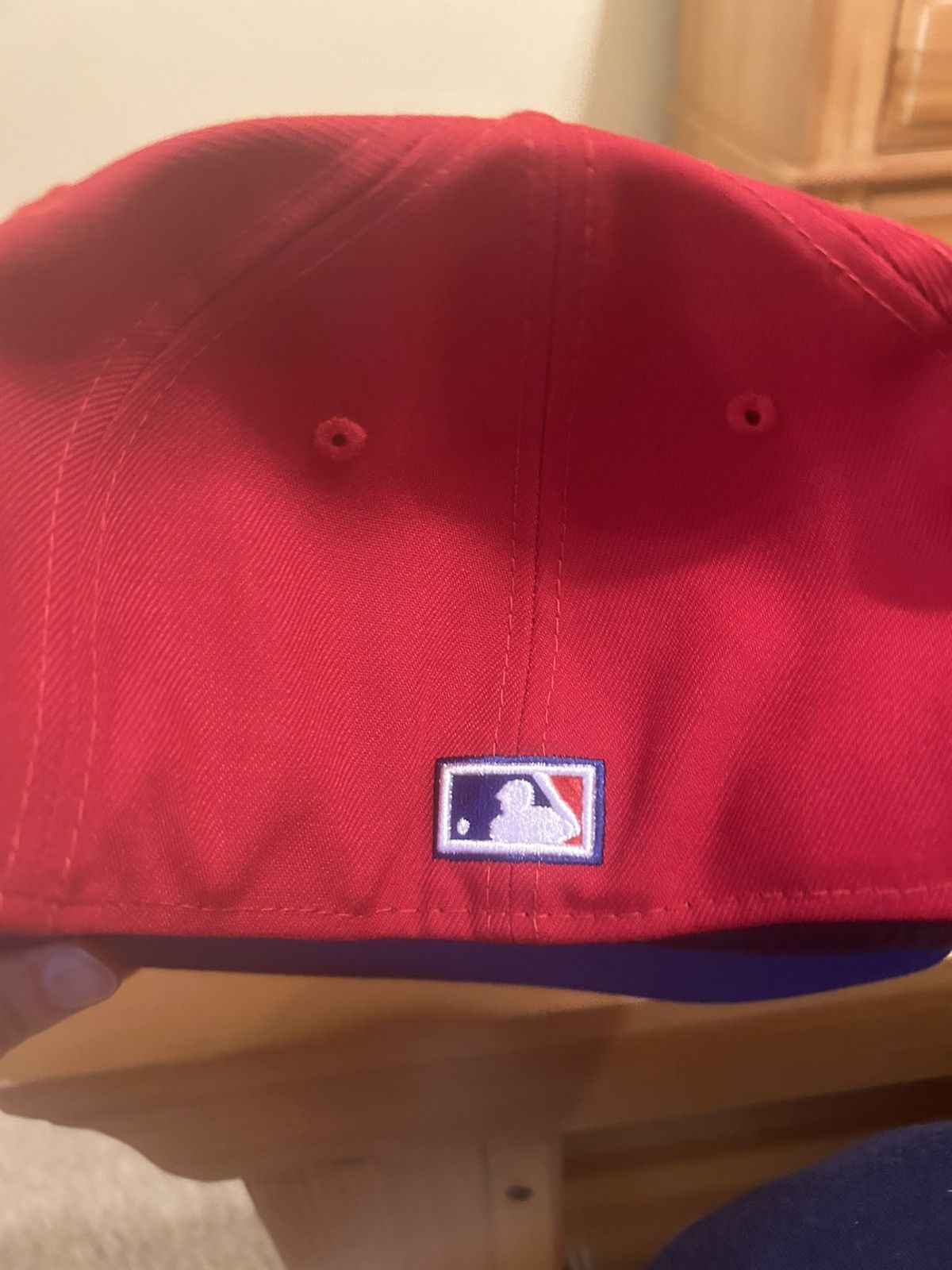 New Era Red/blue Cubs 1990 All Star Game Fitted Hat Size 7 Size ONE SIZE - 3 Thumbnail