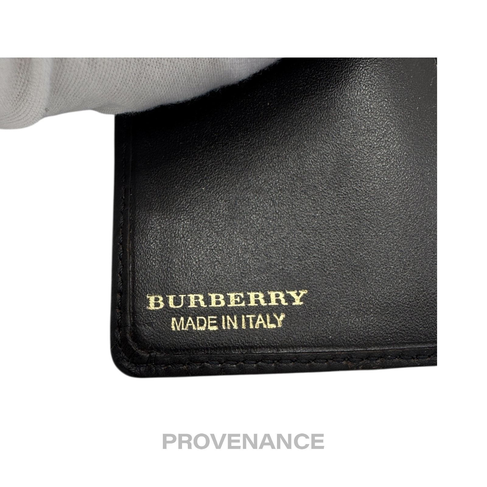 Burberry 🔴 Burberry Pocket Organizer Wallet - Haymarket Check Black Size ONE SIZE - 6 Thumbnail