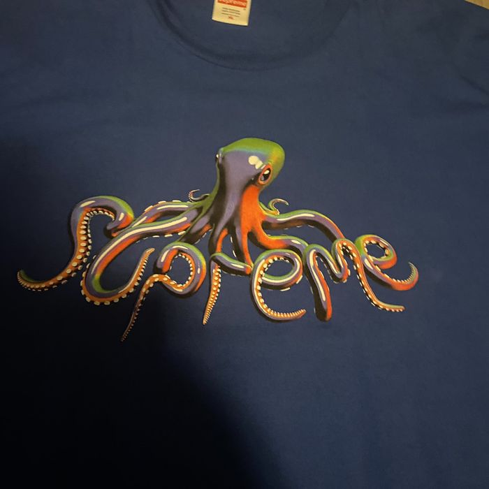 Supreme Supreme Tentacles Tee in Blue Size XL | Grailed