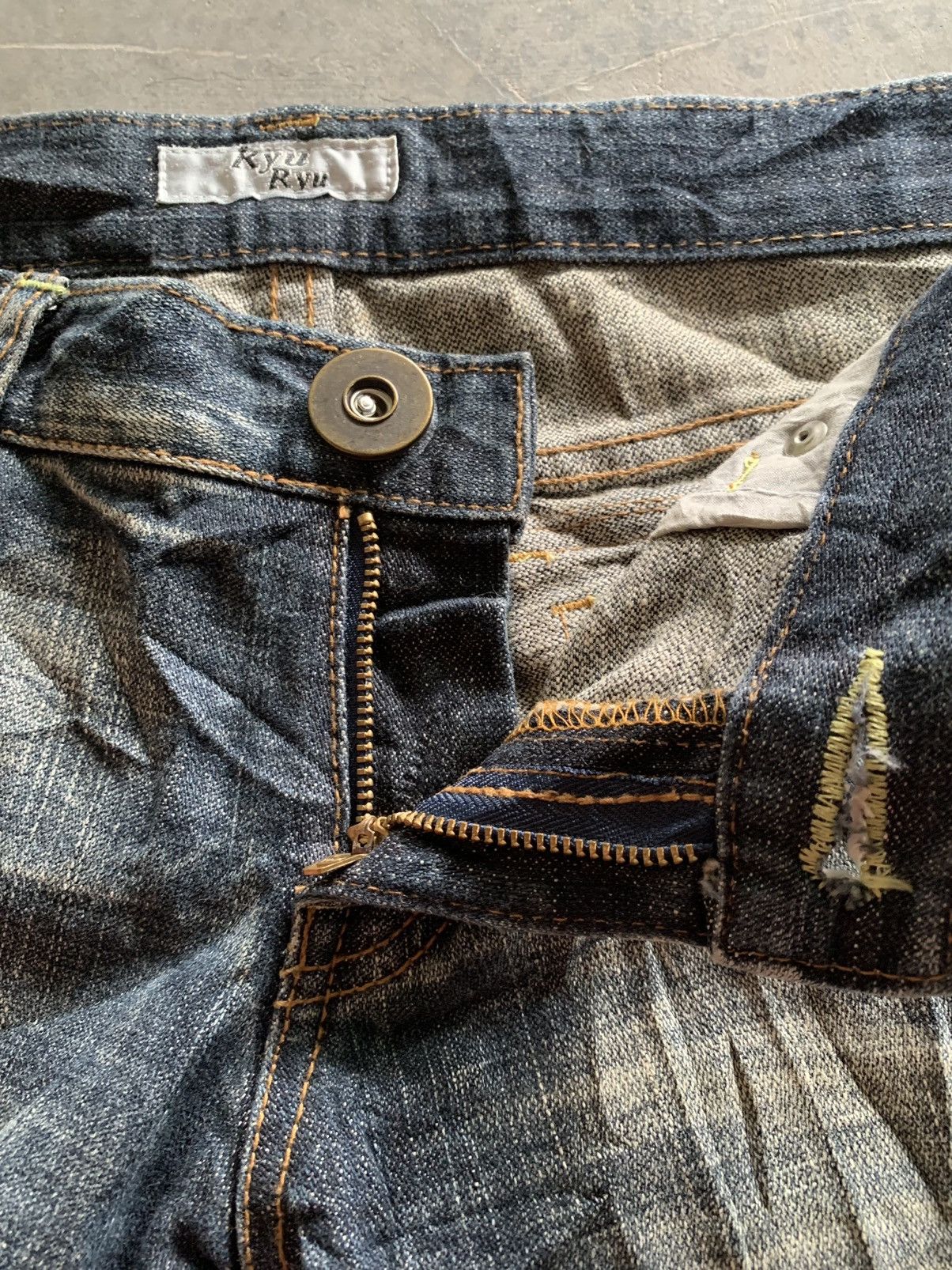 If Six Was Nine × Japanese Brand flare distressed punk grunge style inspired japanese denim Size 32" / US 10 / IT 46 - 6 Thumbnail