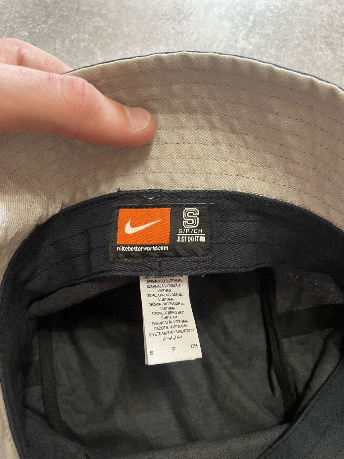 Nike × Vintage Vintage Nike Panama Bucket Hat Y2K Size S Size ONE SIZE - 8 Thumbnail