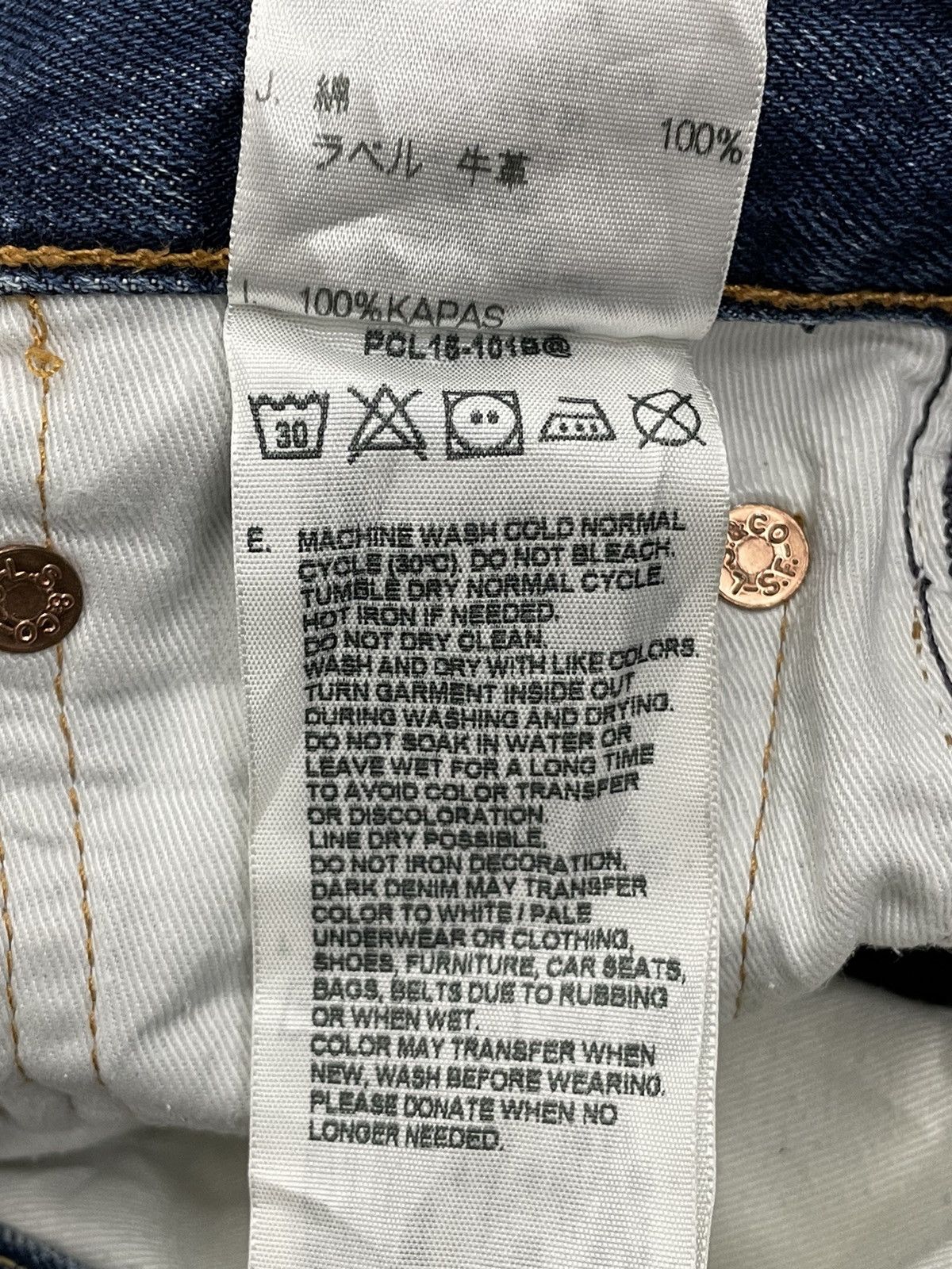 Levi's × Vintage Levis 505 Blue Washed Distressed Denim Size US 30 / EU 46 - 21 Thumbnail