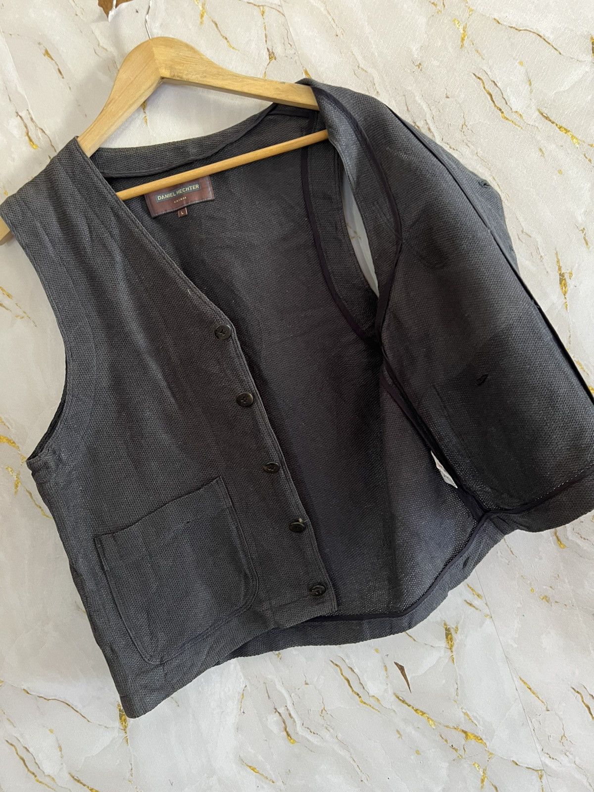 Daniel Hechter Vintage Daniel Hechter Vest French Designer Waistcoat Size US L / EU 52-54 / 3 - 6 Thumbnail