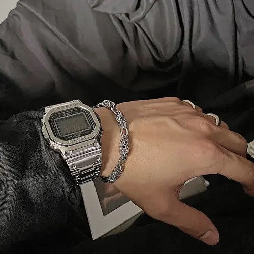 Other Silver Titanium Men's Vintage Bracelet Size ONE SIZE - 3 Thumbnail