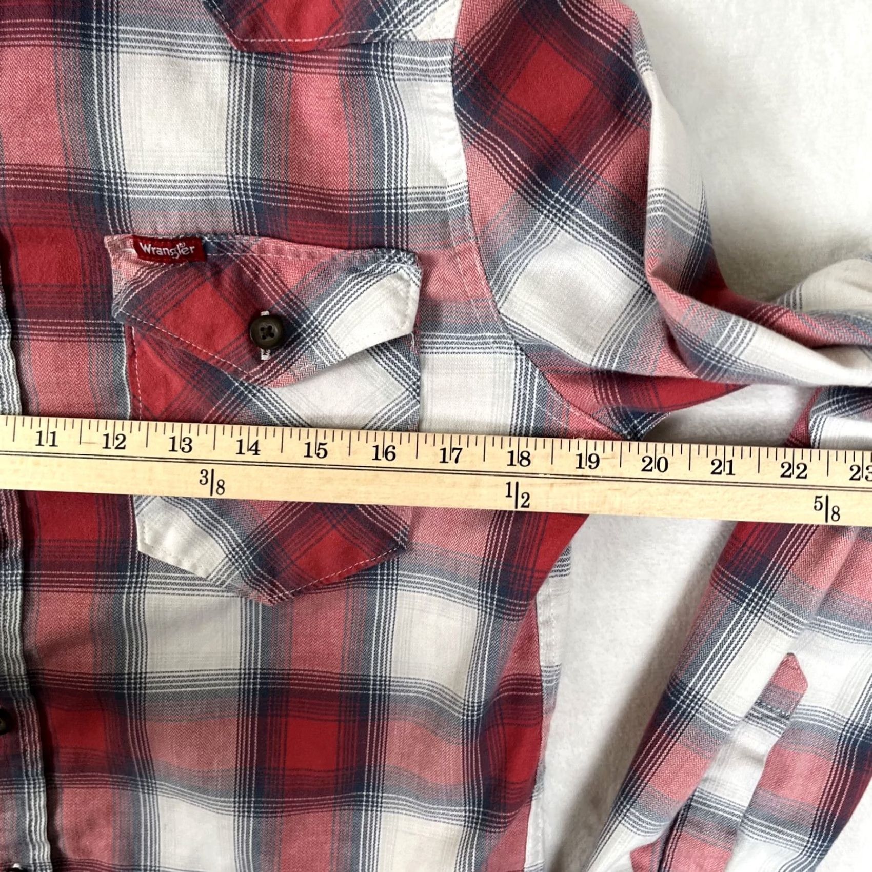 Wrangler VINTAGE Wrangler Long Sleeve Button Up Shirt Size S Red Plaid Cowboy Western Shirt Mens Regular Buttons Pocket Cotton Wrangler Wrancher Western Theme Size US S / EU 44-46 / 1 - 5 Thumbnail