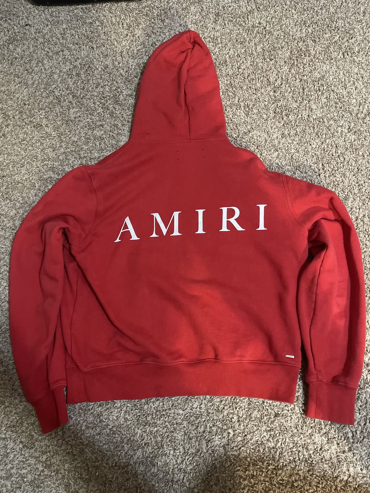 Amiri Red MA Core Hoodie Size US M / EU 48-50 / 2 - 2 Thumbnail