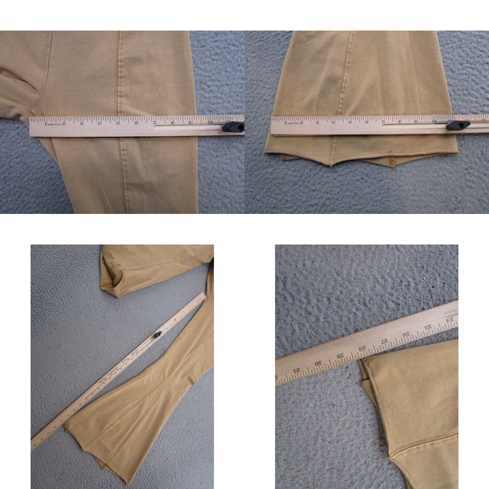 Urban Outfitters Urban Outfitters Out From Under Pants Women Beige Flared Leggings Size M Size 32" / US 10 / IT 46 - 8 Thumbnail