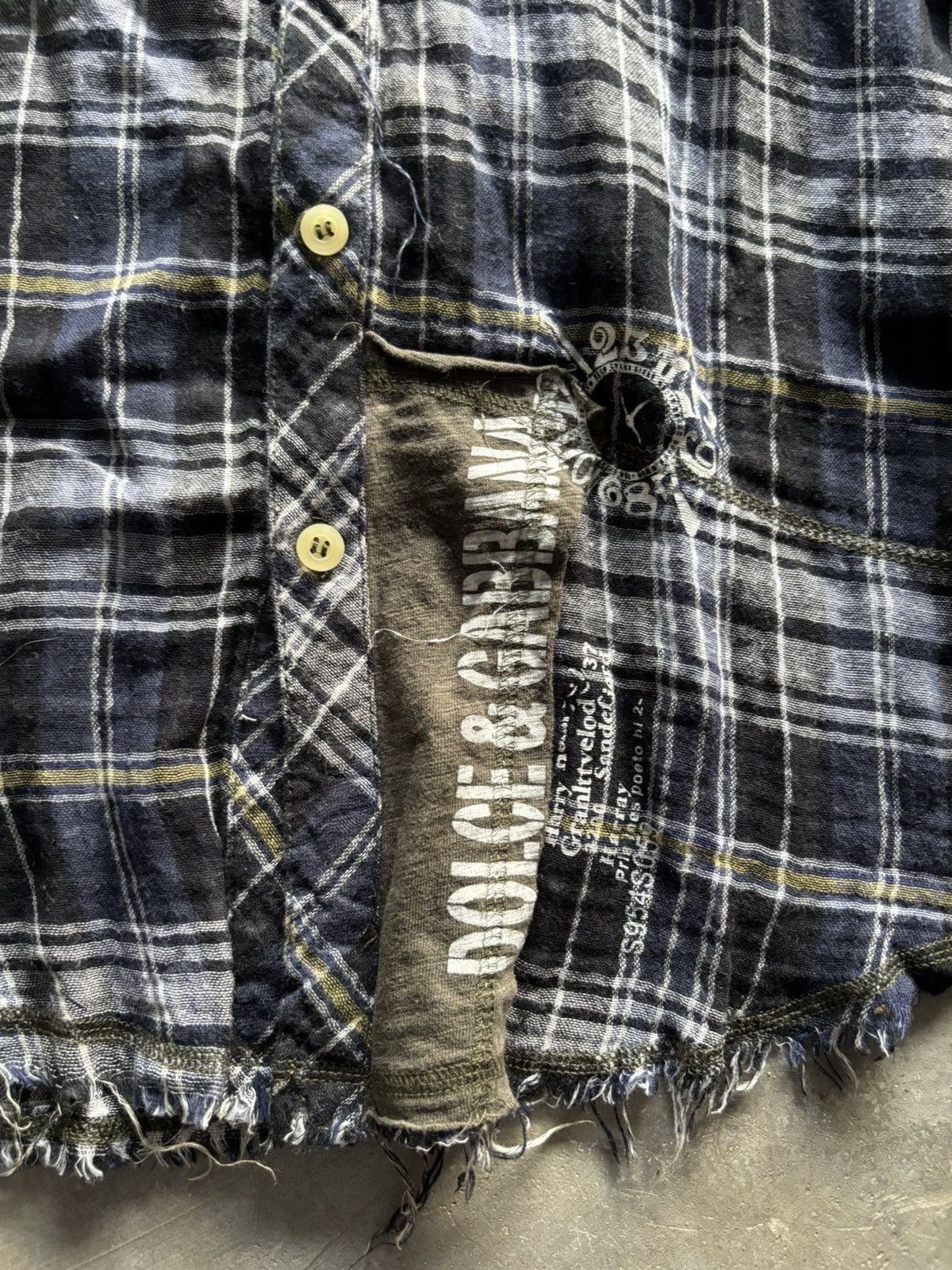 Dolce & Gabbana vintage dolce gabbana flannel patchwork distressed style Size US M / EU 48-50 / 2 - 11 Thumbnail