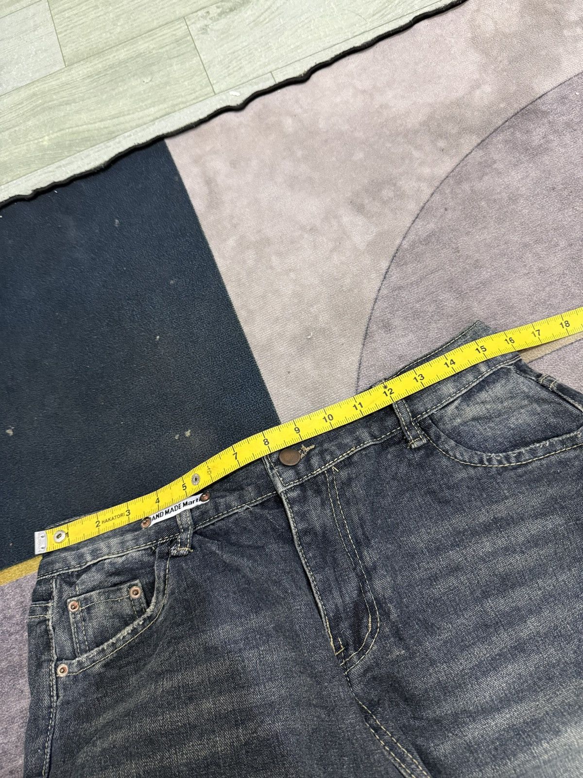 Yohji Yamamoto Y2K HAND MADE MARTIN BEGGIE DENIM PANTS Size US 31 - 10 Thumbnail