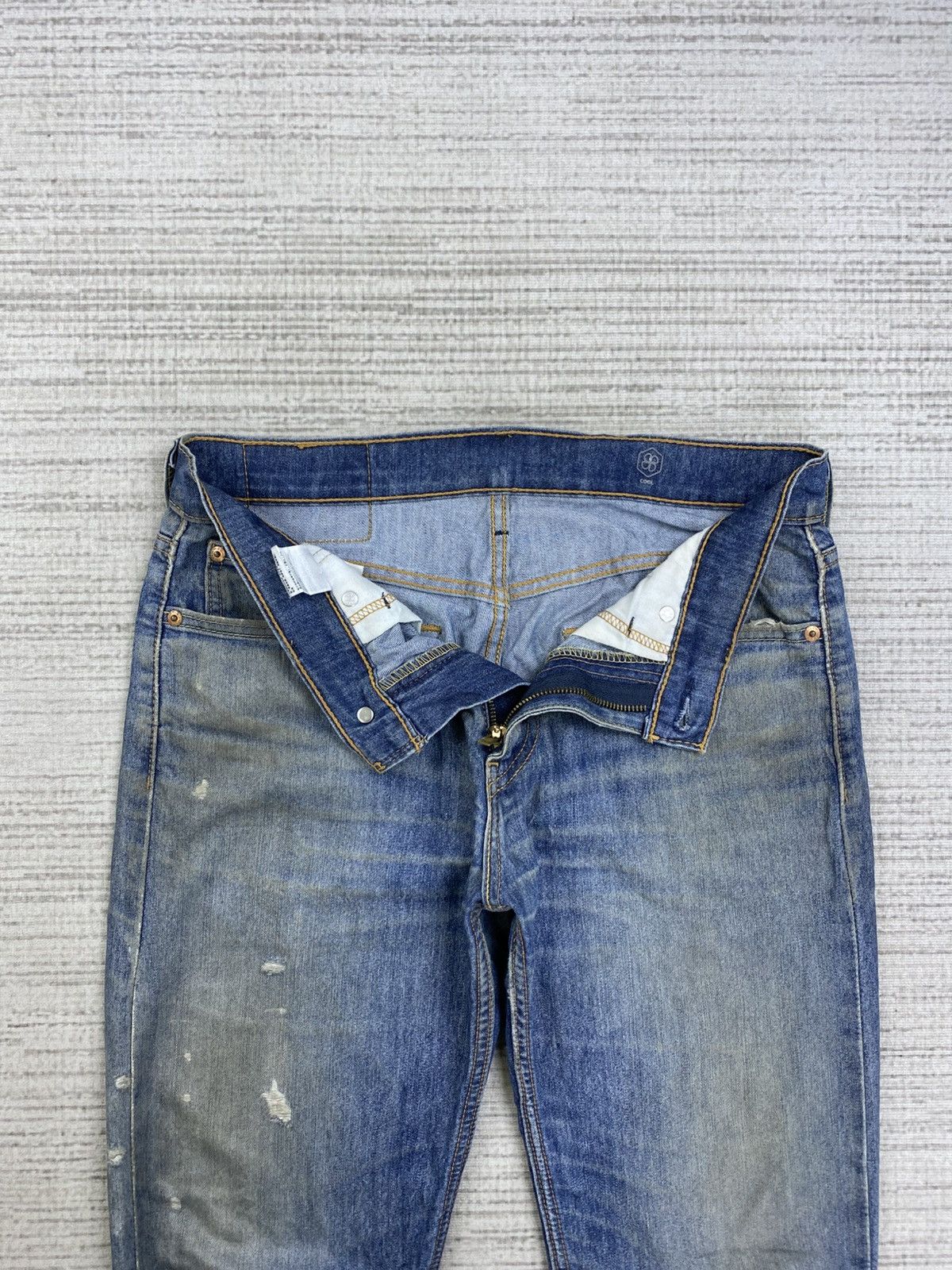 Levi's Vintage Levi’s 502 Distressed Slim Fit Denim Pants Size US 30 / EU 46 - 8 Thumbnail