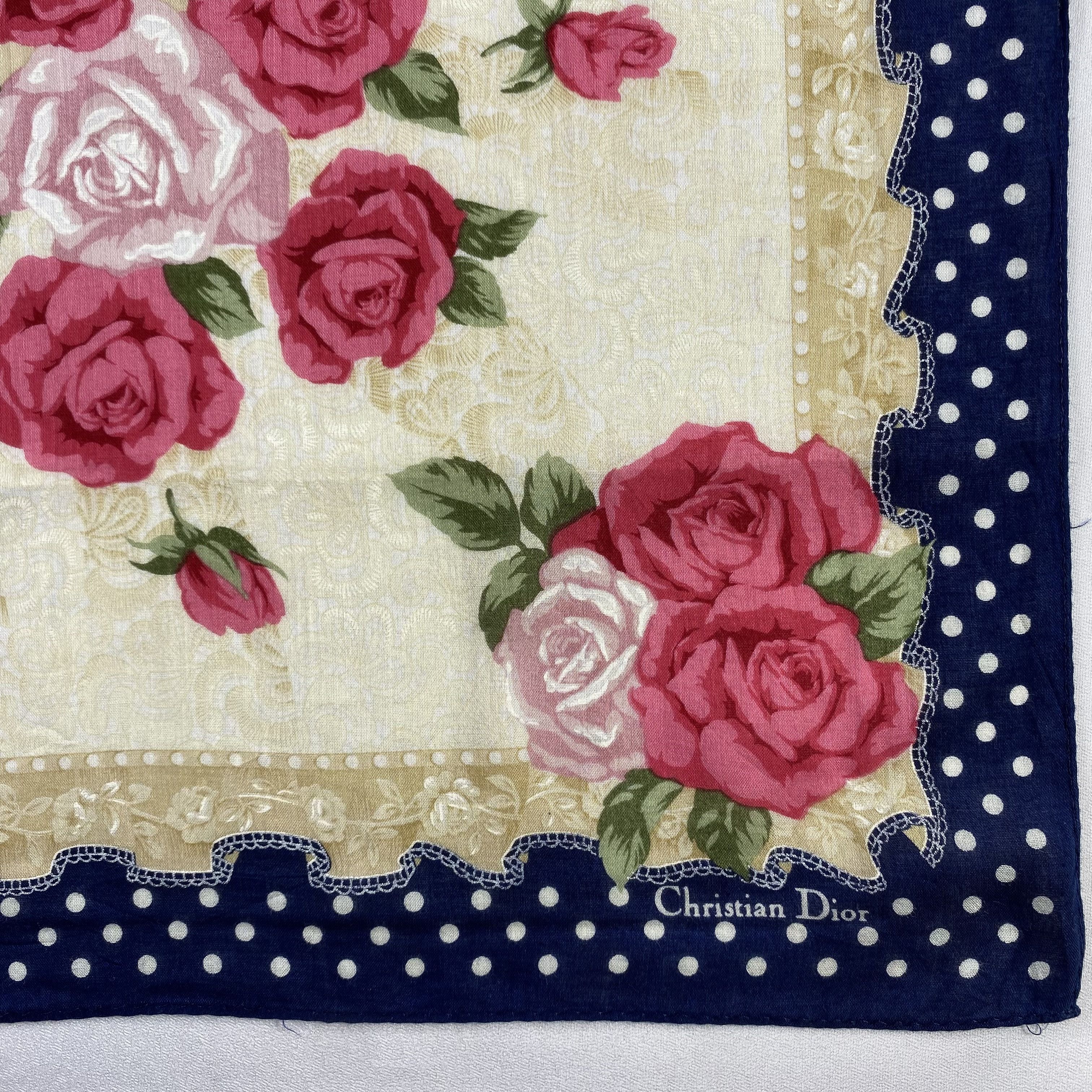 Vintage Christian Dior Monsieur Handkerchief / Neckerchief-P1045 Size ONE SIZE - 3 Thumbnail