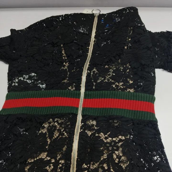 Gucci Gucci Gucci Black Lace Short Sleeve Dress -2506 Size US 38 / EU 54 - 9 Thumbnail